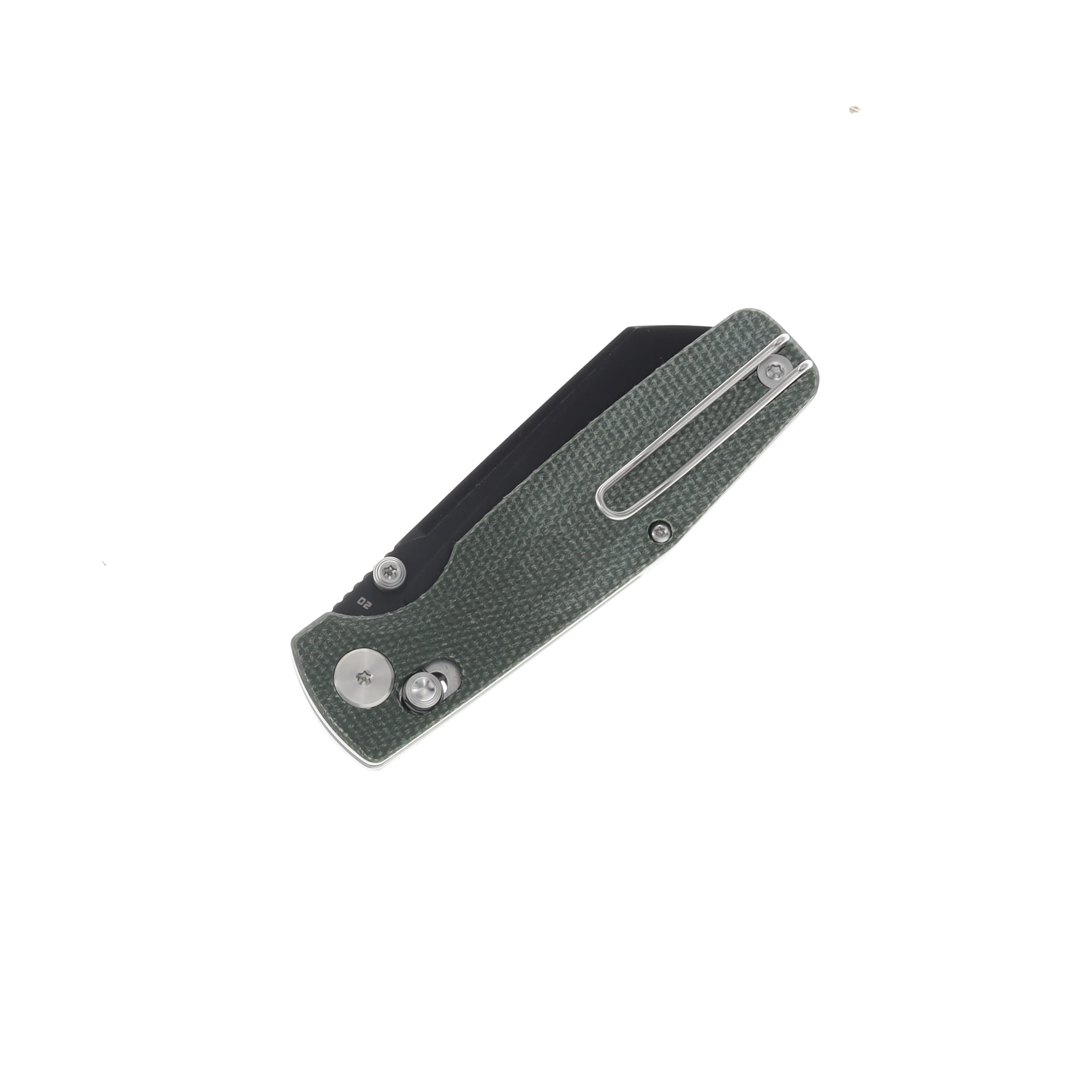 Bestech Knives Slasher Green 3.07in Plain Black Stonewash Sheepsfoot BG43B-2 View 2