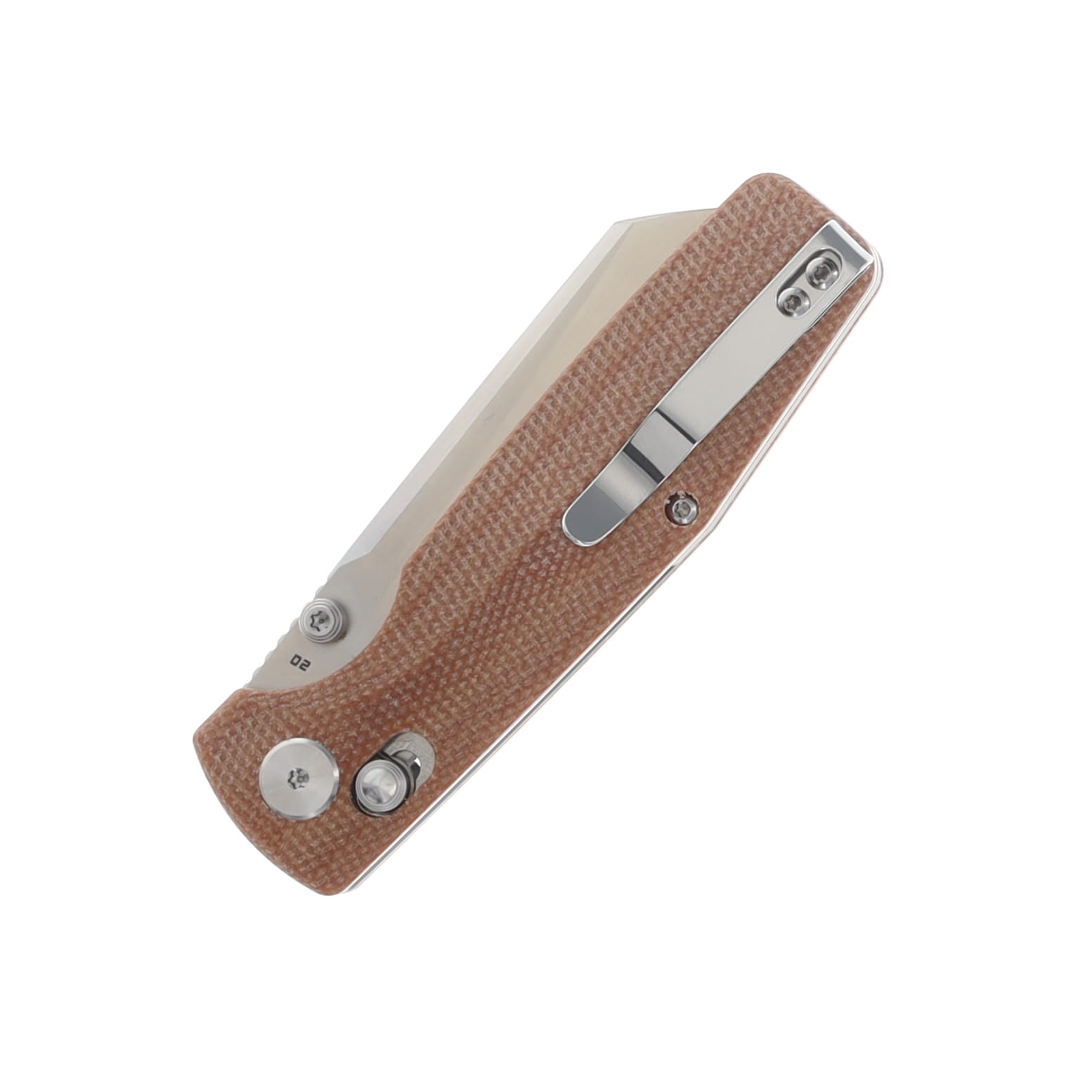 Bestech Knives Slasher Folding Knife Satin D2 Cleaver/Natural Micarta BG43D View 4