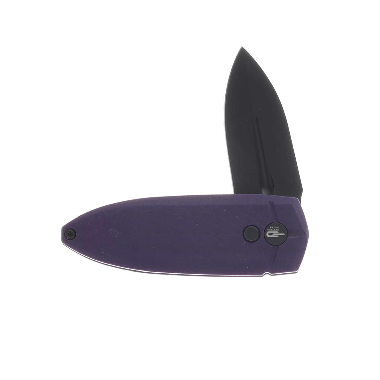 Bestech Knives Ququ Purple G-10 Handle Black DLC 14C28N Spear Point Blade BG57A-4 View 3