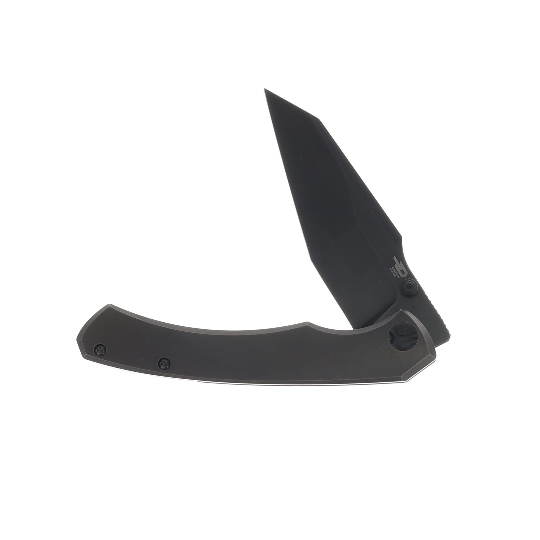 Bestech Knives Clastic Folding Knife Dark Bronze Ti 3.62in Black SW Blade BT2407B View 3