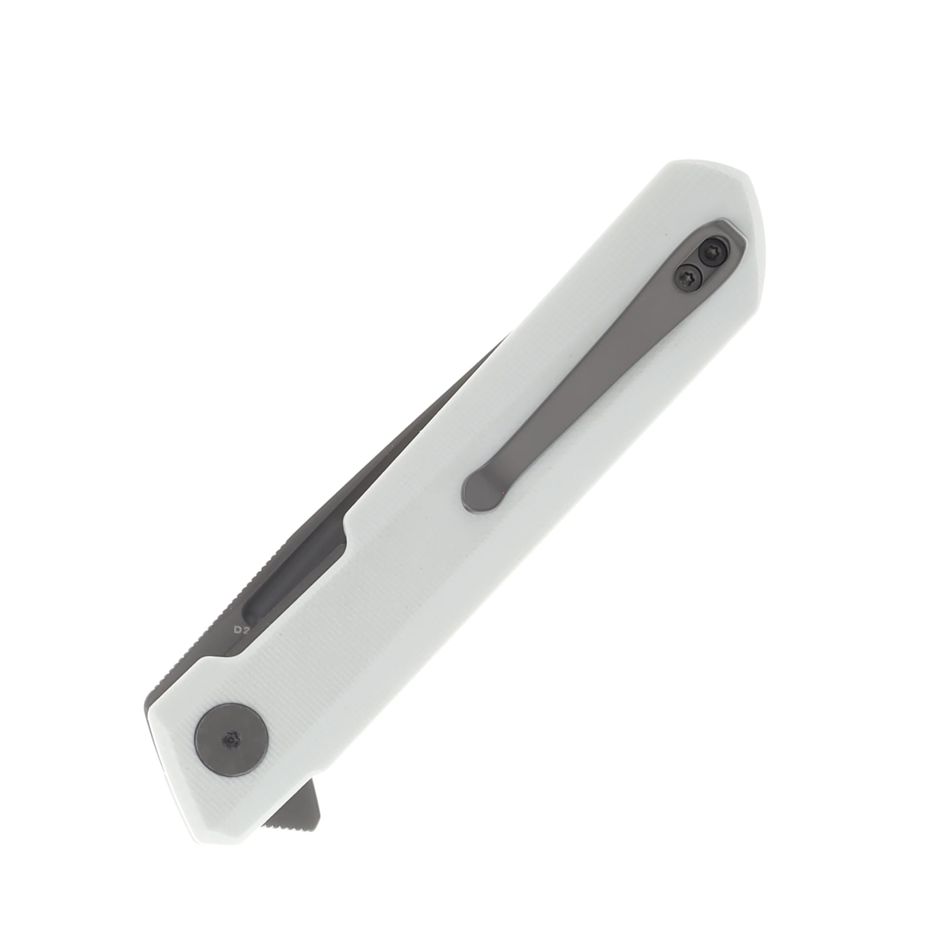Bestech Knives Bestechman Dundee White G10 3.35in Grey PVD Clip Point Blade BMK01I View 2