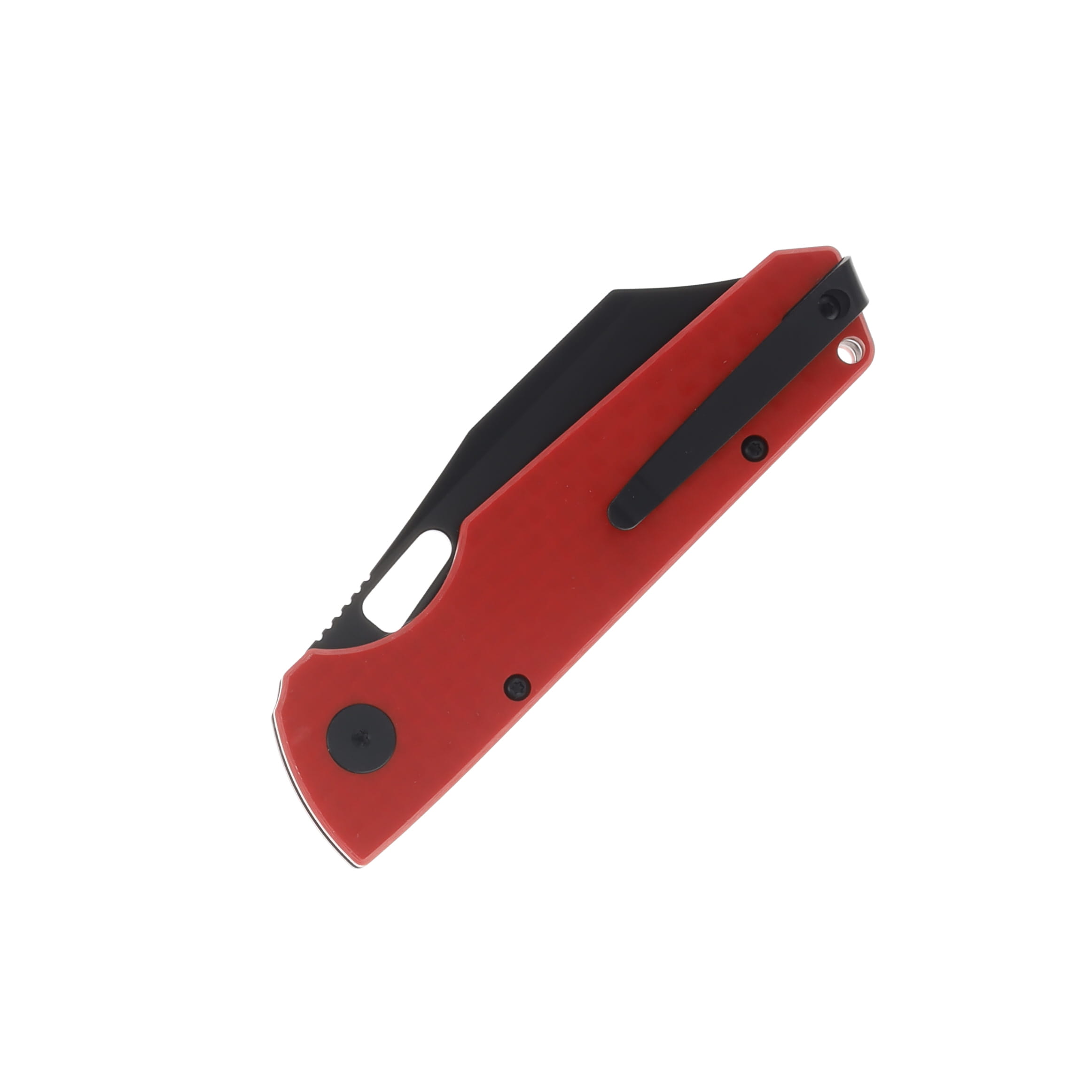 Bestech Knives Bestechman Guardian Red G10 CF Pattern 3.21in Black PVD Blade BMK11F View 2