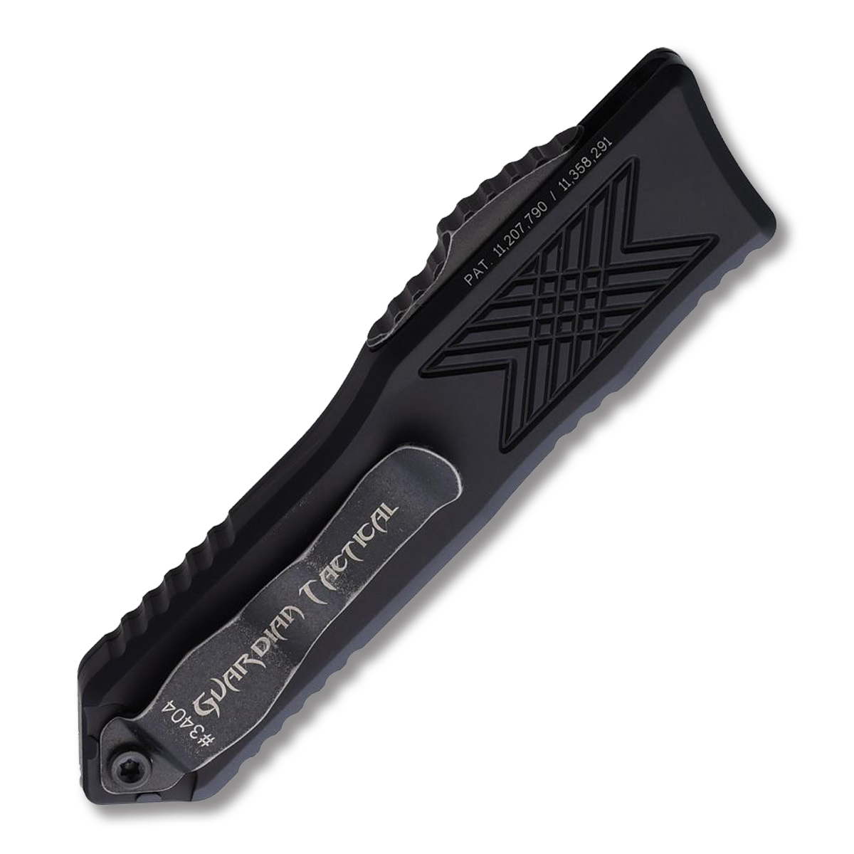 Guardian Tactical GTX-025 OTF Automatic Knife Stonewash Elmax AUGT12-3611 View 2