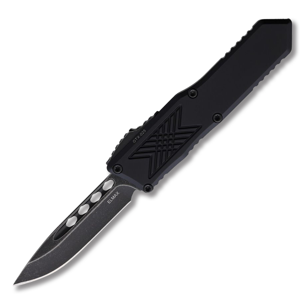 Guardian Tactical GTX-025 OTF Automatic Knife Stonewash Elmax AUGT12-3611 View 1