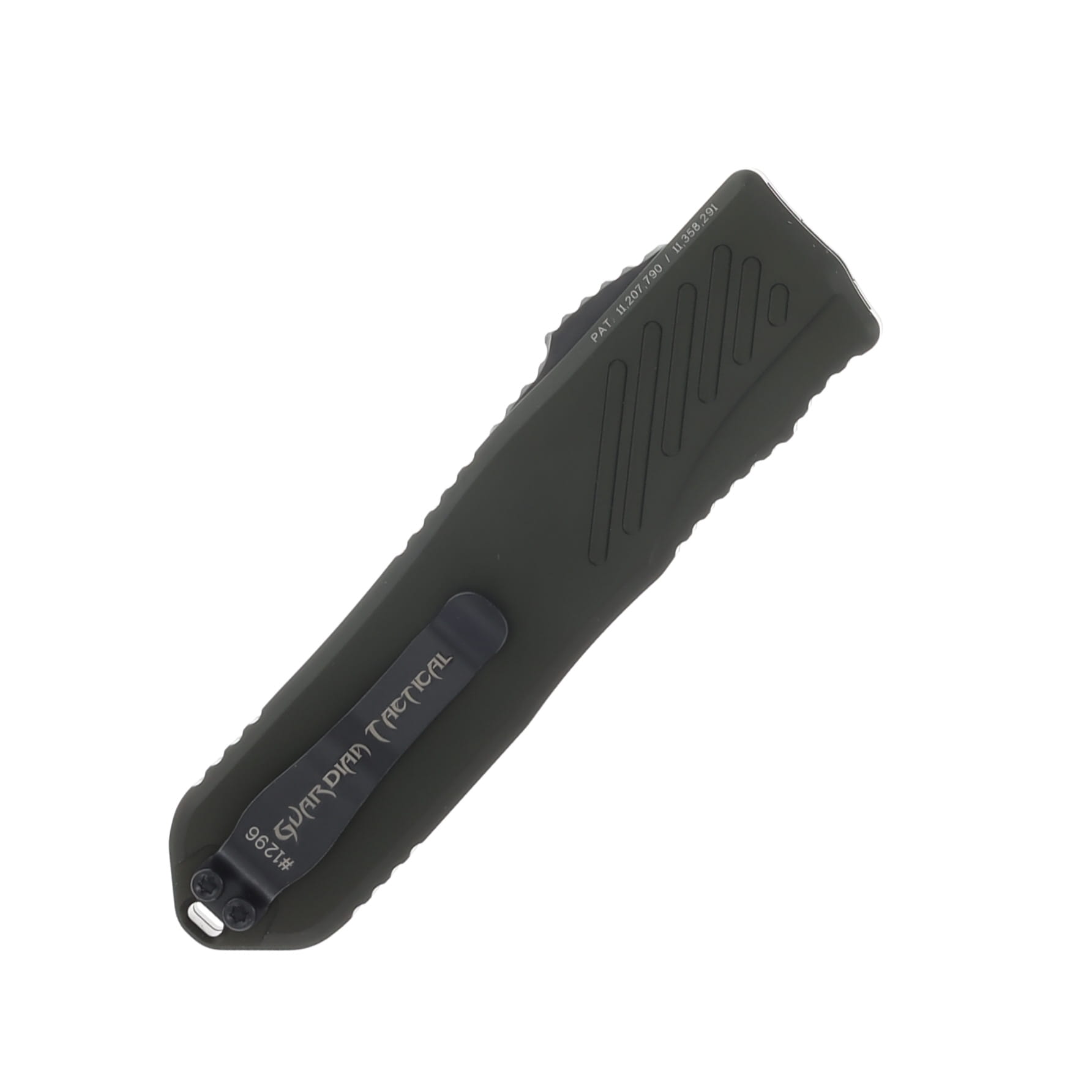 Guardian Tactical Recon-035 OTF Automatic Knife Two Tone Tanto/OD Green AUGT98221-G2 View 2