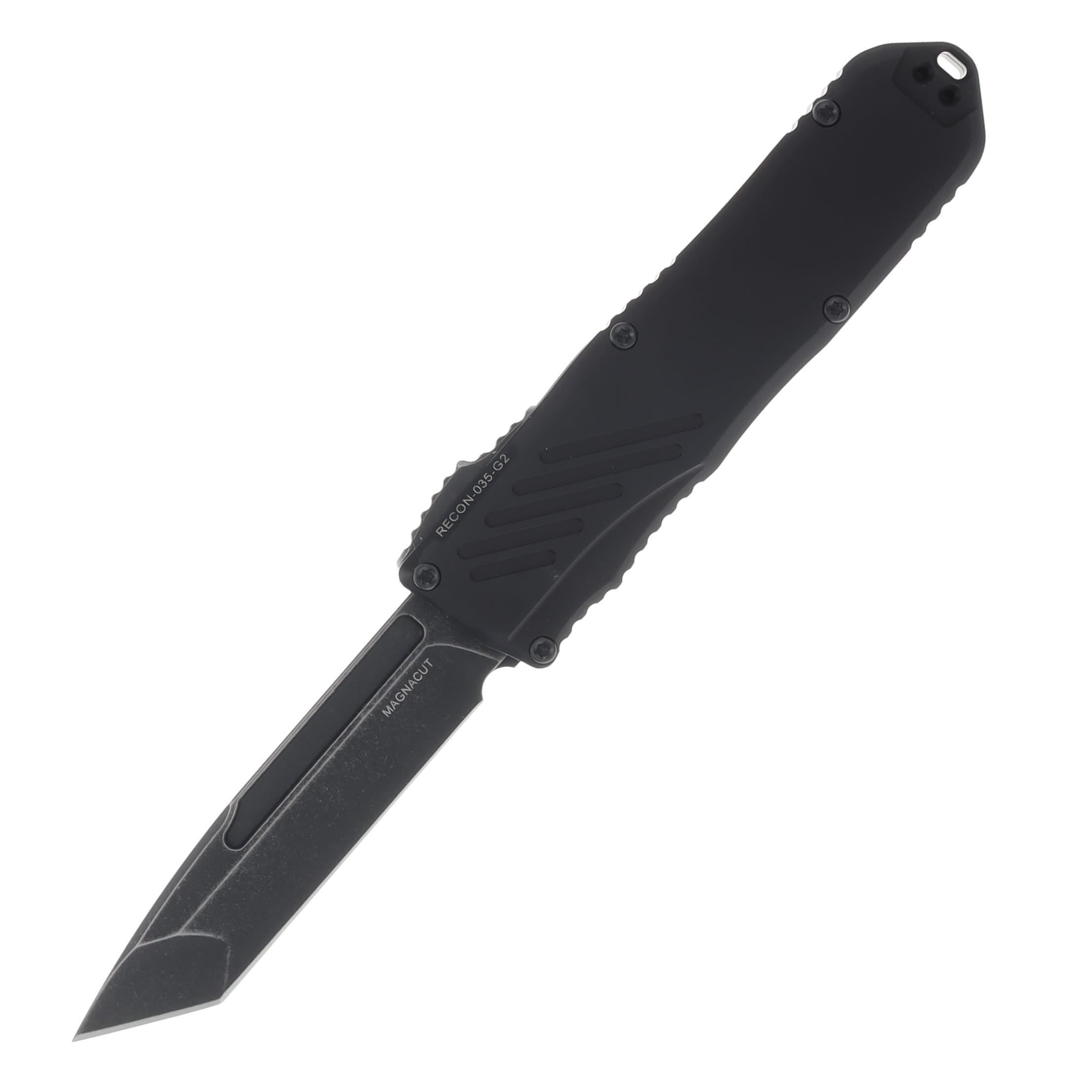 Guardian Tactical Recon-035 OTF Automatic Knife Dark Stonewash Tanto AUGT93621-G2 View 1