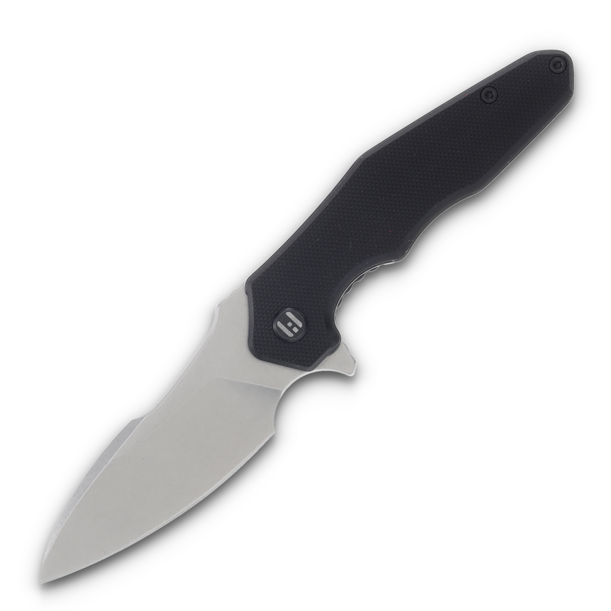 Hightron Knives Mini Ventura 2.85 Inch Plain Stonewash Clip Point HK05BLKS View 1
