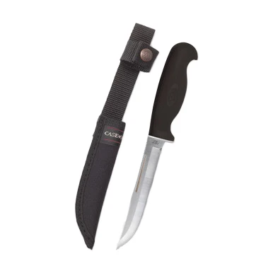 Case Lightweight 5-inch Utility Hunter Fixed Blade Knife with Ballistic Nylon Sheath CA0583 View 1