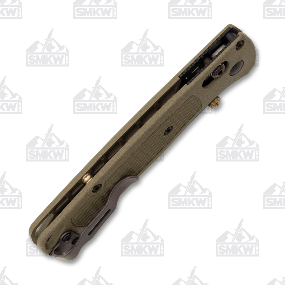 Benchmade Bugout AXIS Ranger Green Folding Knife 3.24in Smoked Gray Blade BM535GRY1 View 6