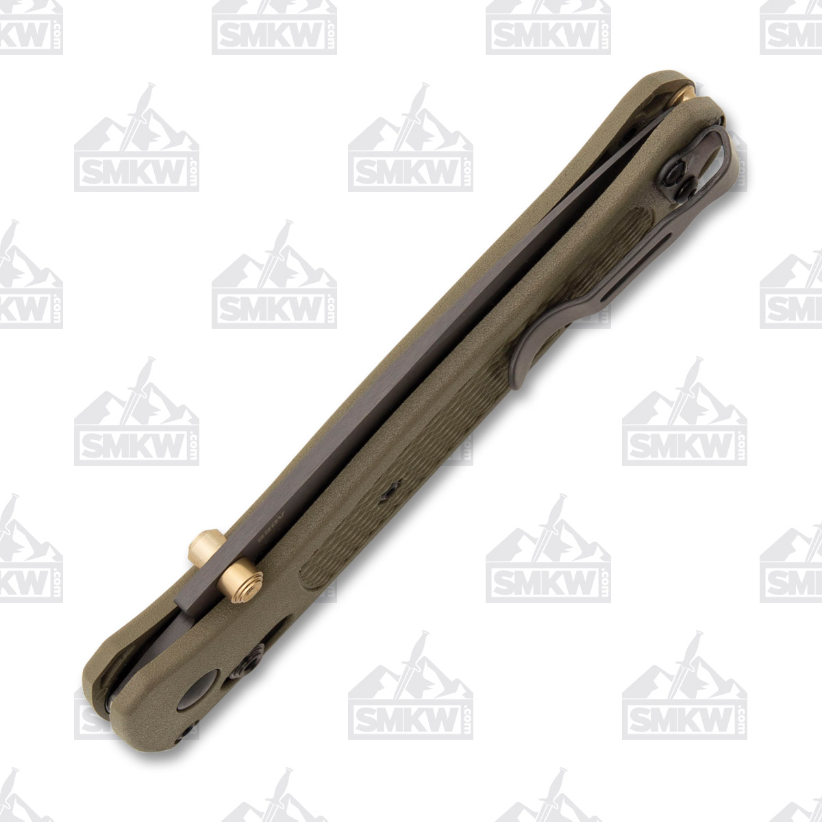 Benchmade Bugout AXIS Ranger Green Folding Knife 3.24in Smoked Gray Blade BM535GRY1 View 9