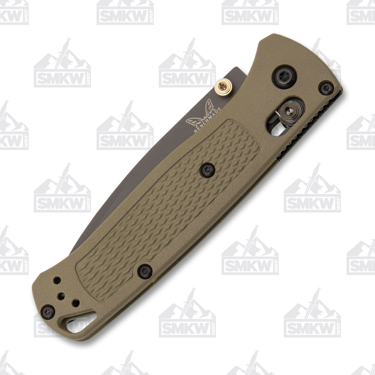 Benchmade Bugout AXIS Ranger Green Folding Knife 3.24in Smoked Gray Blade BM535GRY1 View 7