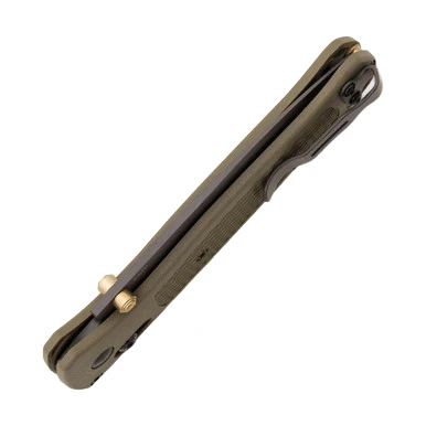 Benchmade Bugout AXIS Ranger Green Folding Knife 3.24in Smoked Gray Blade BM535GRY1 View 8