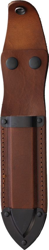 Marble's Black Micarta Finger Grooved Skinner Fixed Blade MR727 View 2