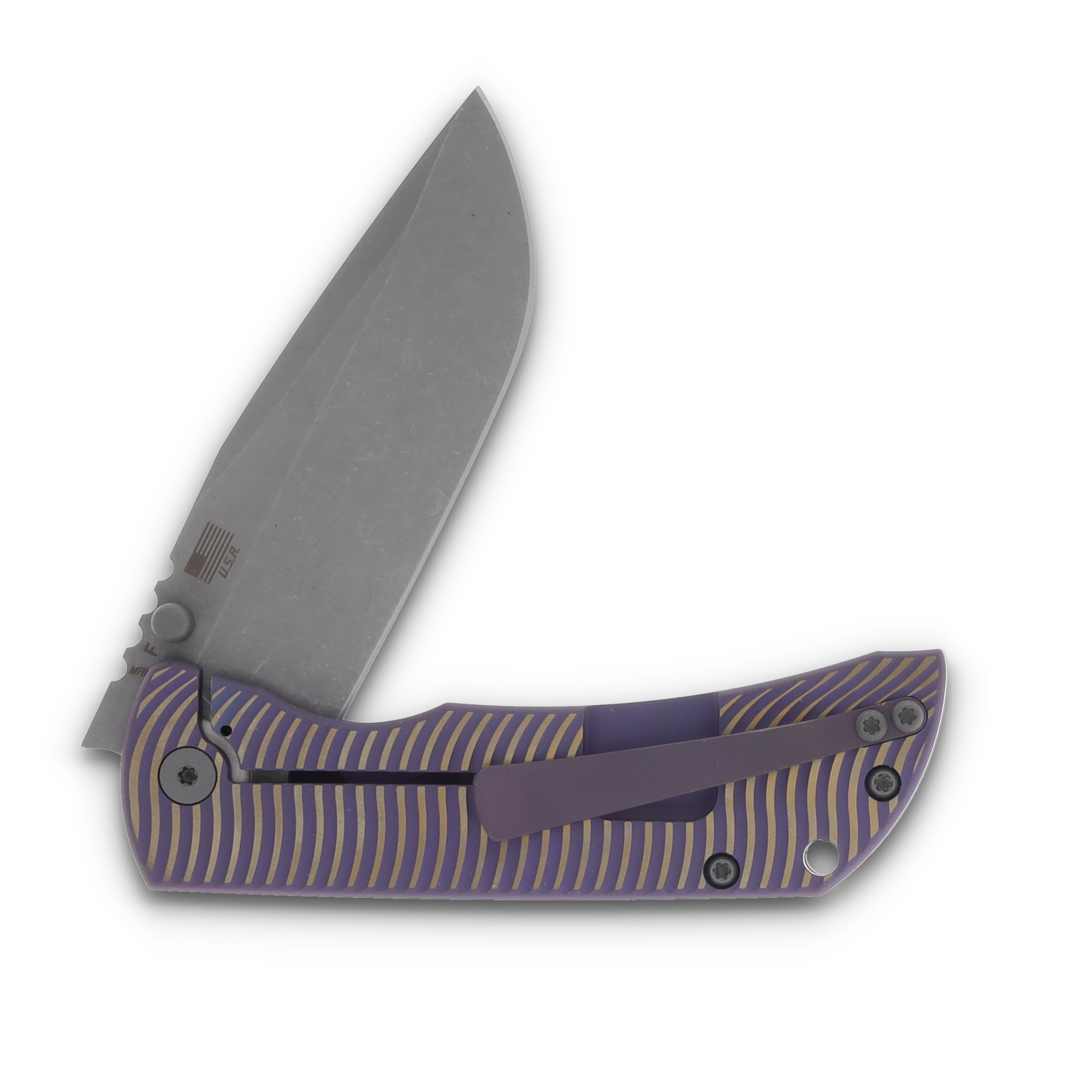 McNee's MAC2 3.5 Purple/Bronze 2 Tone Satin Swerve SMKW Exclusive MCNPMMAC235G2SWPRPBRZ View 4