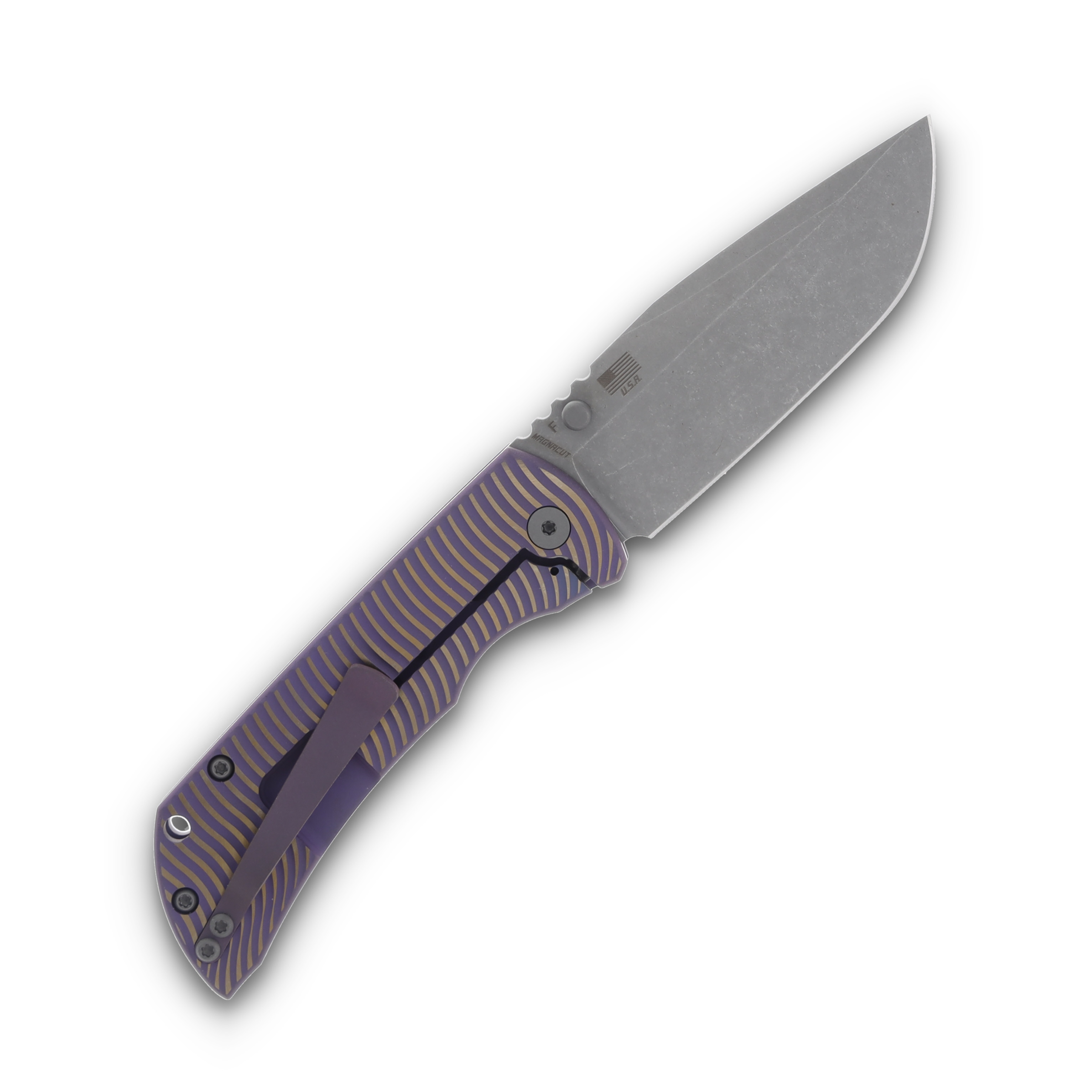 McNee's MAC2 3.5 Purple/Bronze 2 Tone Satin Swerve SMKW Exclusive MCNPMMAC235G2SWPRPBRZ View 2