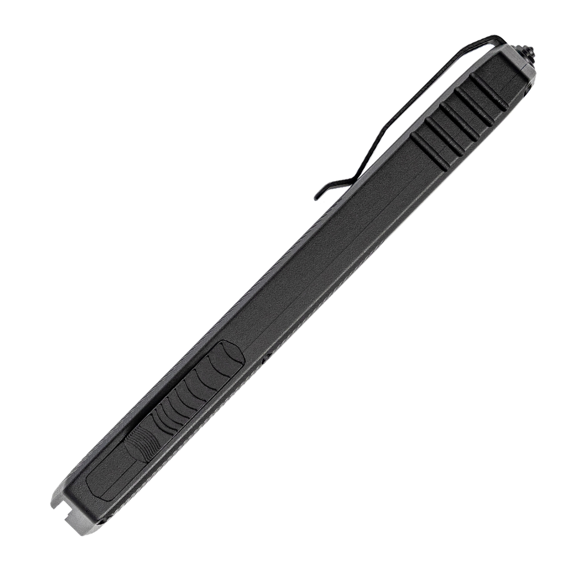 Tekto A5 Spry OTF Auto Knife Aluminum Black 3.5in Plain Drop Point Blade AUTKA5R-T6BK-S35BK1-A1 View 3