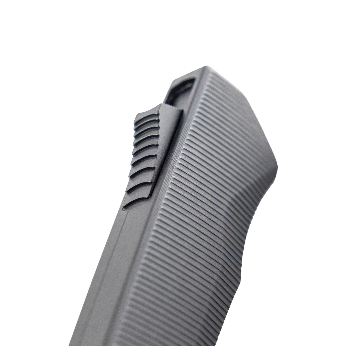 Tekto A5 Spry OTF Auto Knife Aluminum Black 3.5in Plain Drop Point Blade AUTKA5R-T6BK-S35BK1-A1 View 4