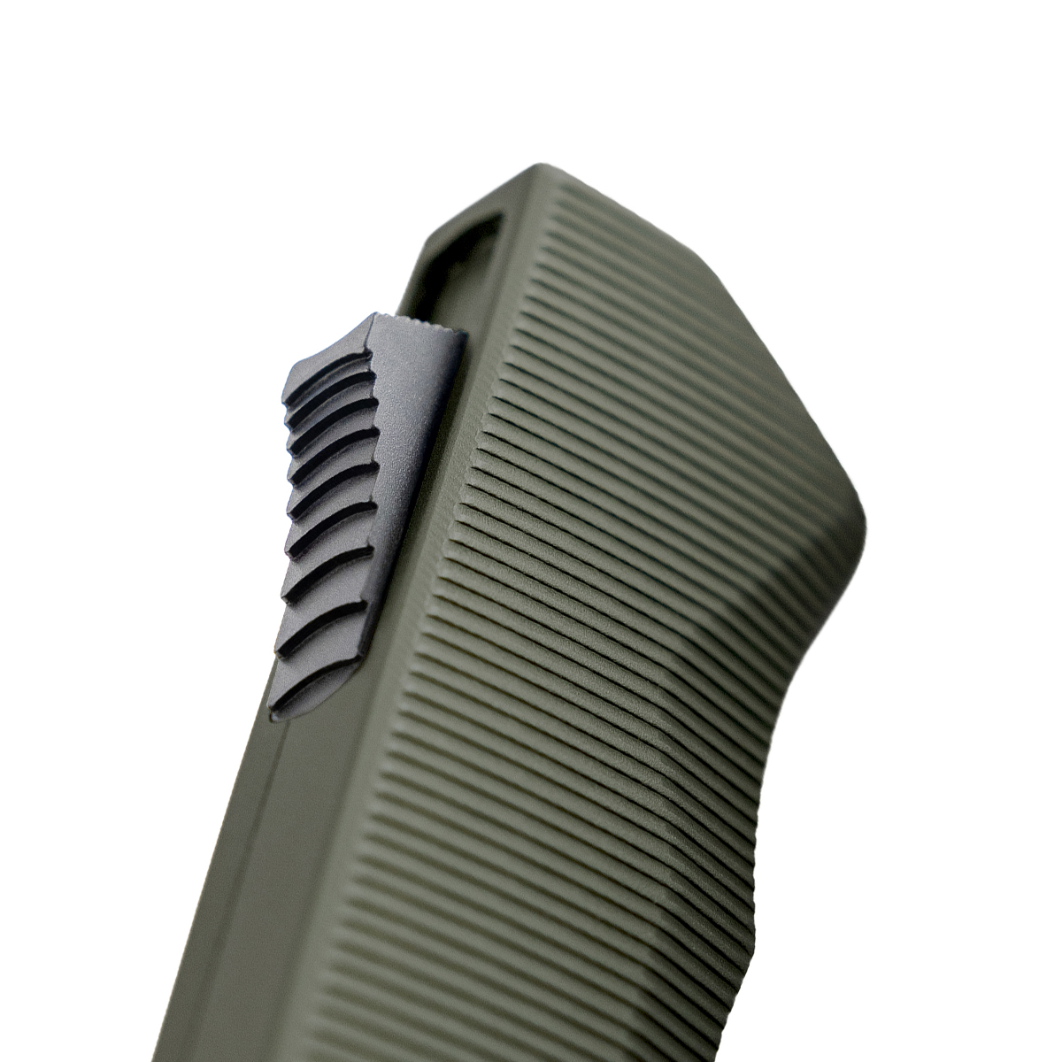 Tekto A5 Spry OTF Automatic Knife Black S35VN Dagger/OD Green AUTKA5R-T6OD-S35BK3-A1 View 4