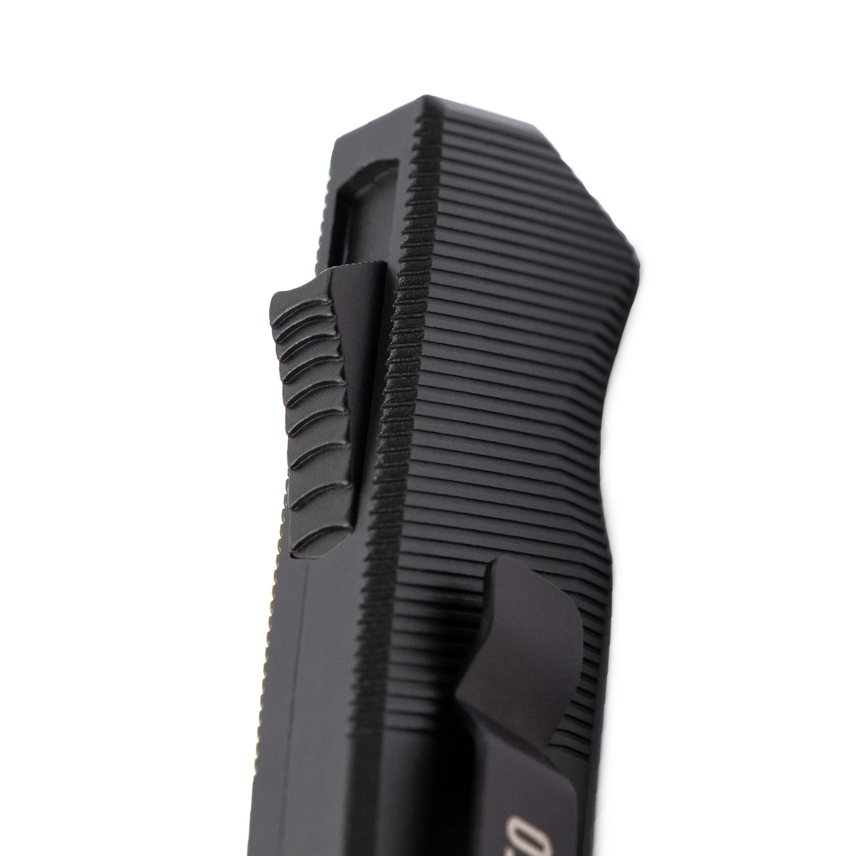 TEKTO A5 Spry Mini, Black Aluminum Handle, Black Accents, Black S35VN Tanto Blade, Fine Edge AUTKA5S-T6BK-S35BK2-A1 View 4