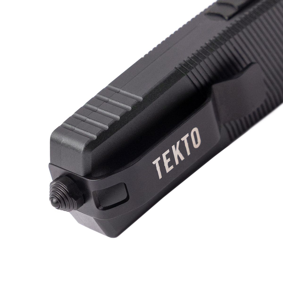 TEKTO A5 Spry Mini, Black Aluminum Handle, Black Accents, Black S35VN Tanto Blade, Fine Edge AUTKA5S-T6BK-S35BK2-A1 View 5