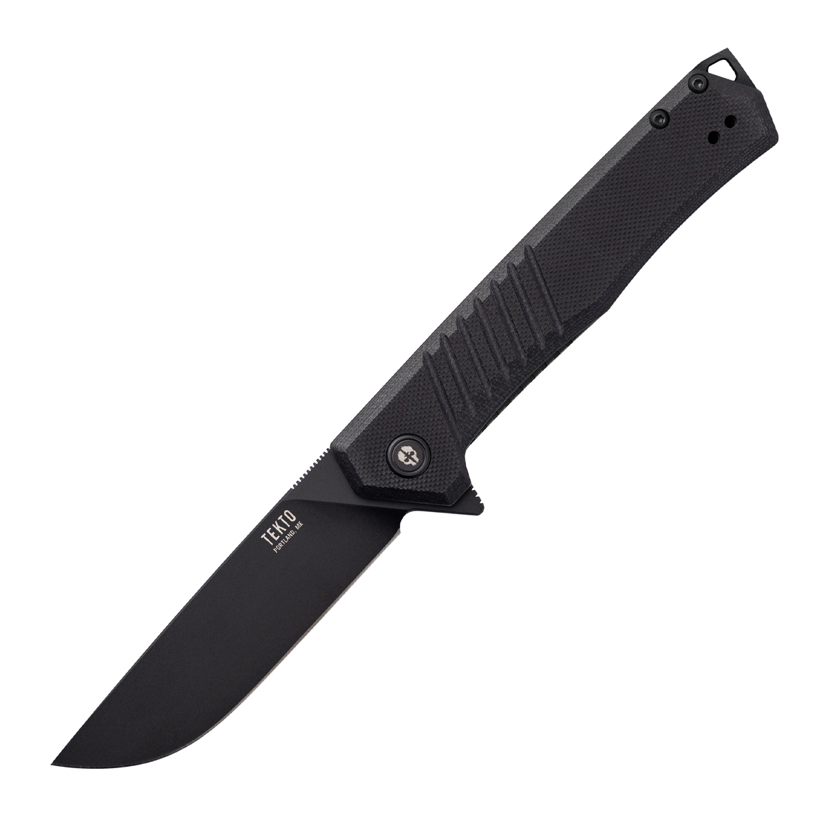 Tekto F1 Alpha Linerlock Folding Knife Blackout D2/G-10 TKF1R-G1BK-D2BK1-A1 View 1