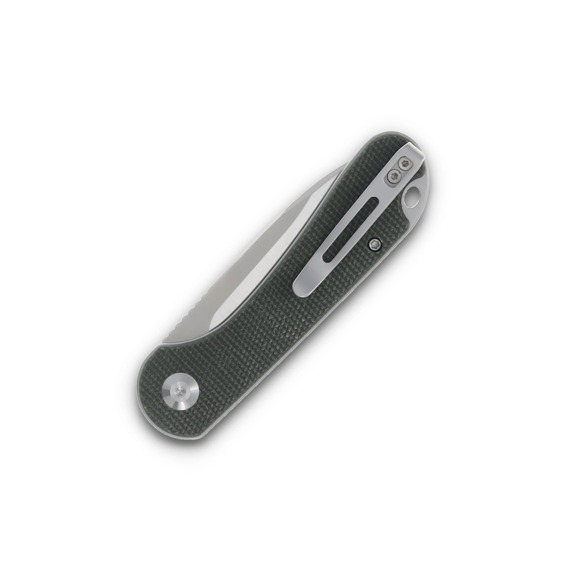 CIVIVI Elementum Folding Knife Green 2.96 Inch Plain Satin Drop Point C18062AJ-2 View 6