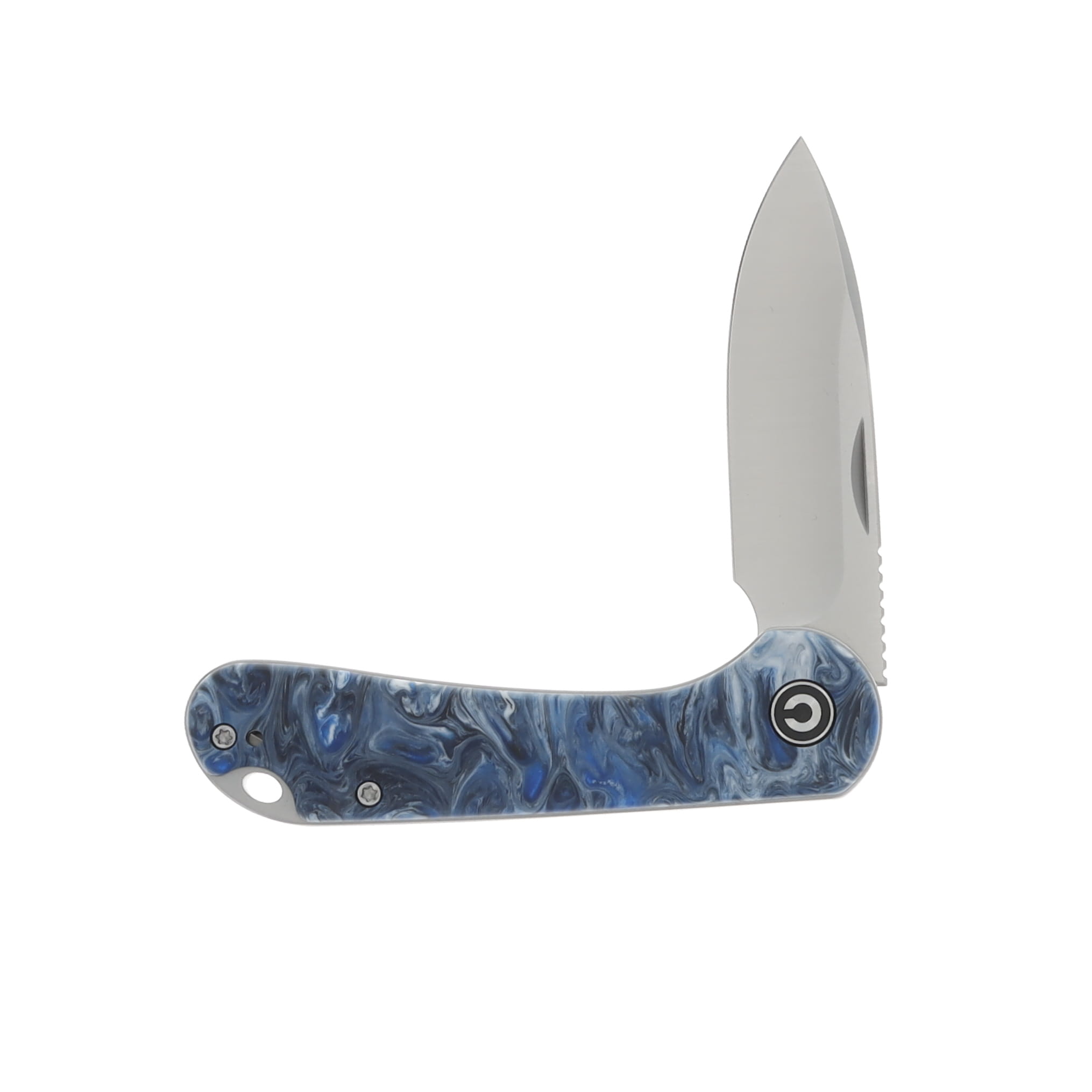 CIVIVI Elementum Blue Ocean 2.96 Inch Plain Satin Drop Point C18062AJ-4 View 3