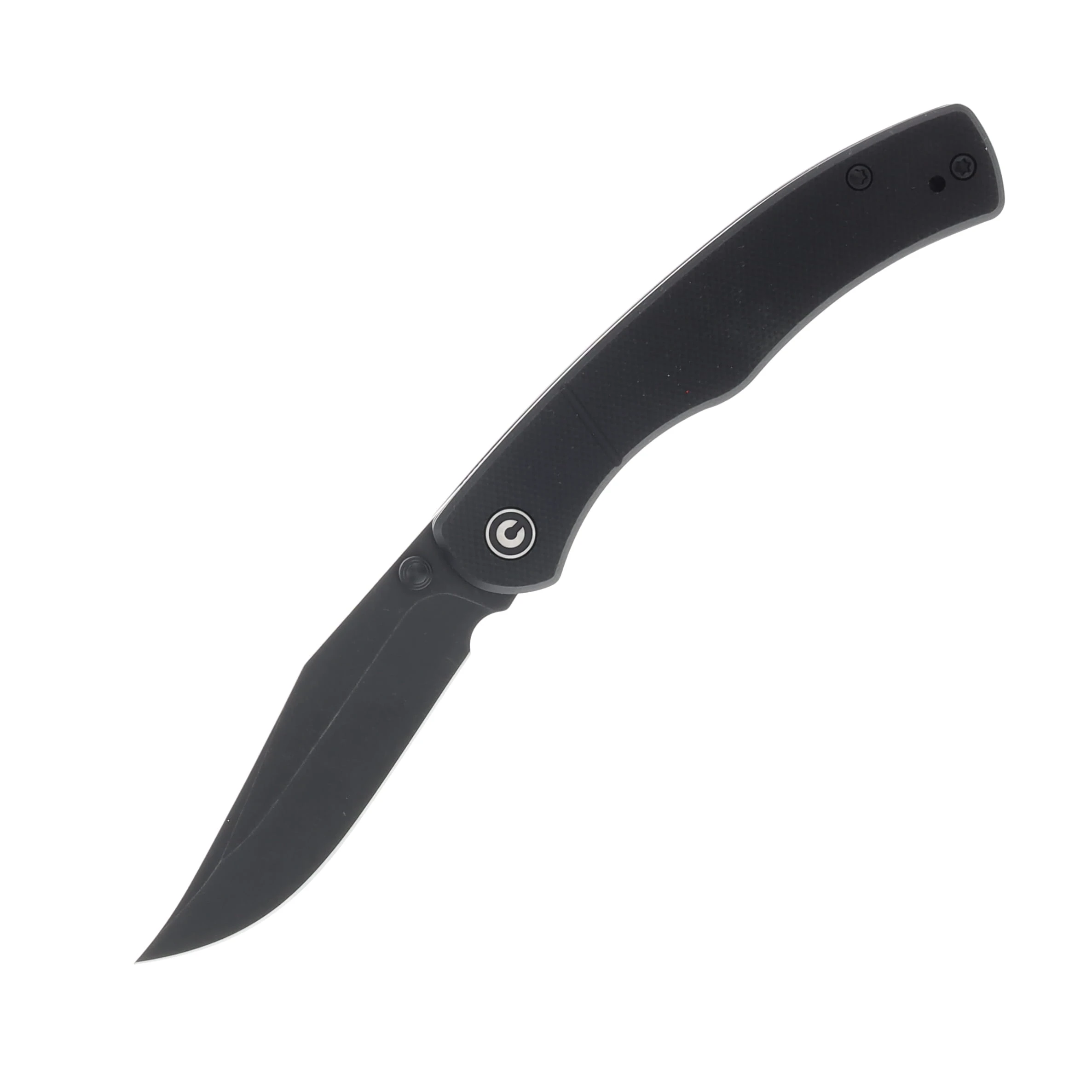 CIVIVI Clingman Folding Knife 2.99in Plain Black Stonewash Clip Point C23065-1 View 1