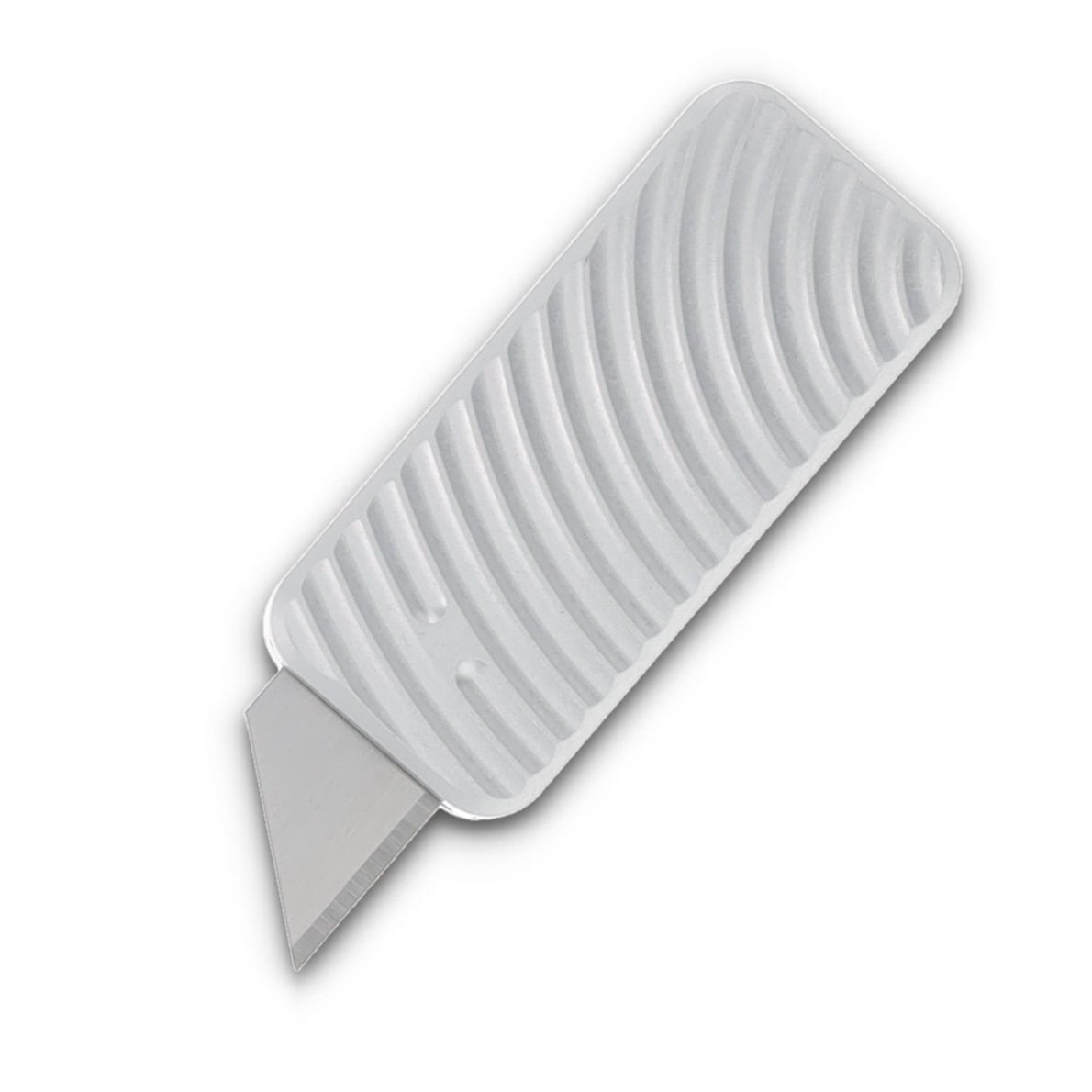 Rivery Zero Original OTF Utility Knife With Gray Aluminum Handle ZERO-M-OTF-O-6061-GRAY View 1