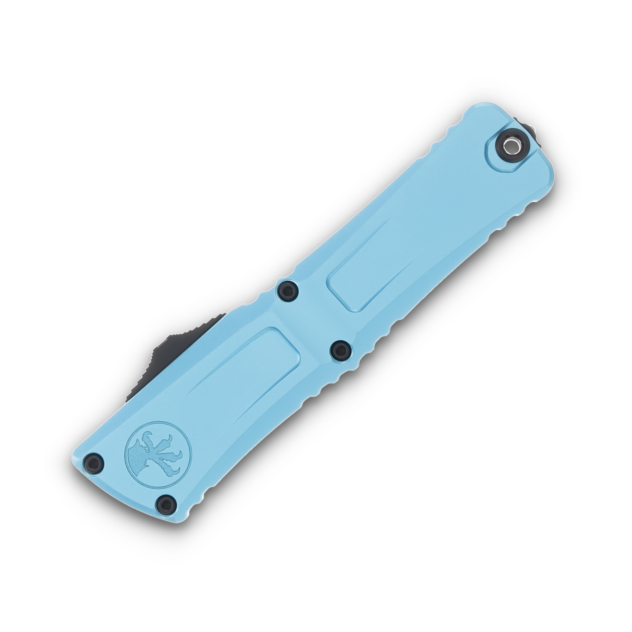 Microtech Knives Combat Troodon Interceptor Gen III SS Turquoise 4.0in Blade AUMT12171TQS View 3
