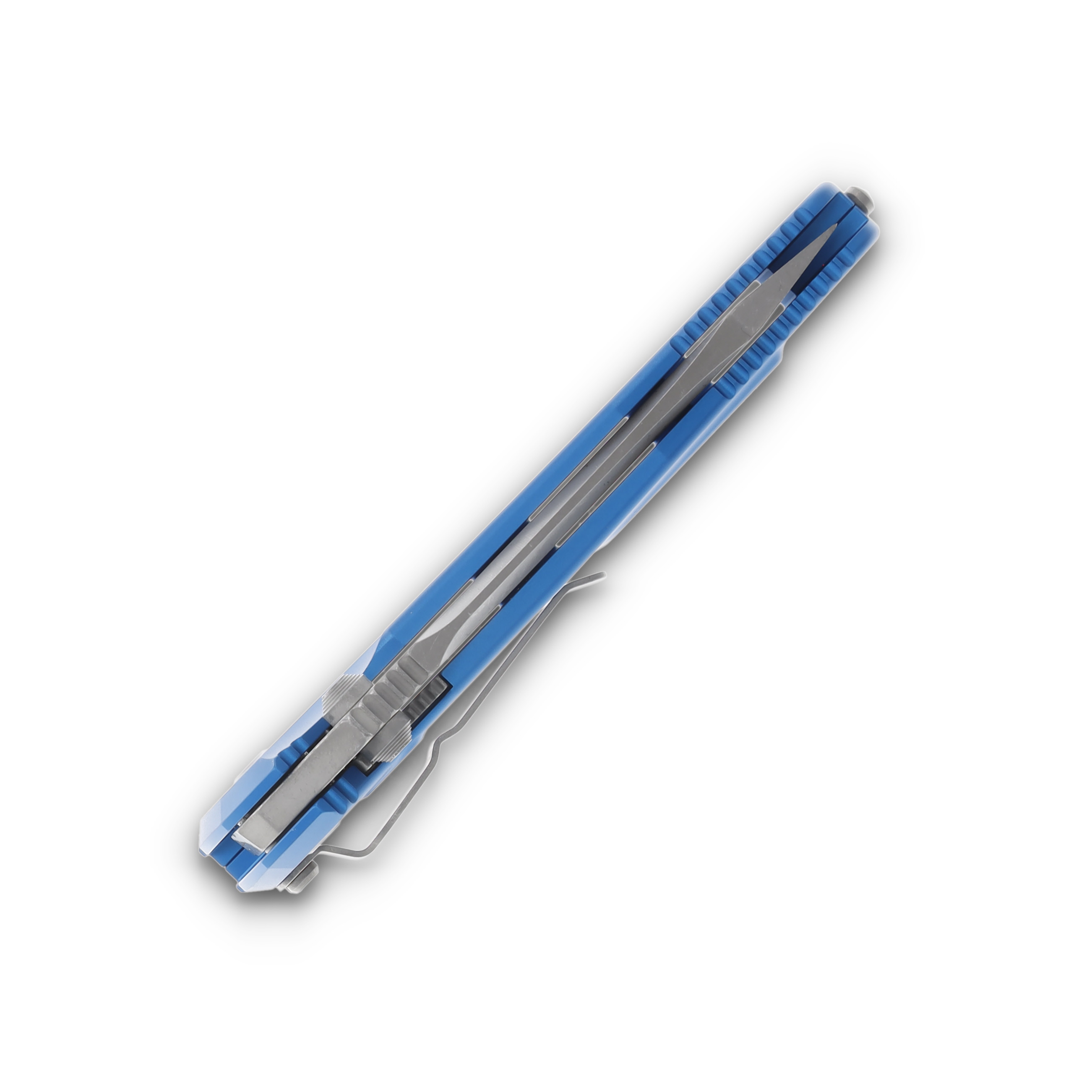 Microtech Socom Elite T/E Apocalyptic Part Serrate Blue AUMT16111APBL View 8