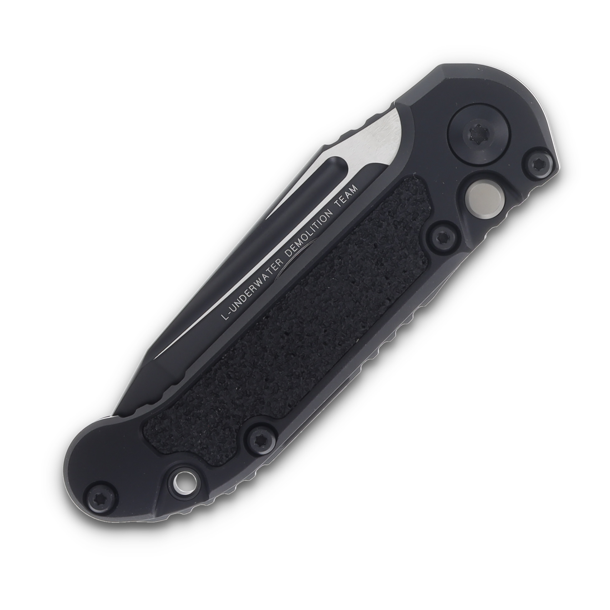 Microtech Knives LUDT Gen III Auto Tactical Black 3.5in Tanto Blade AUMT11361T View 3