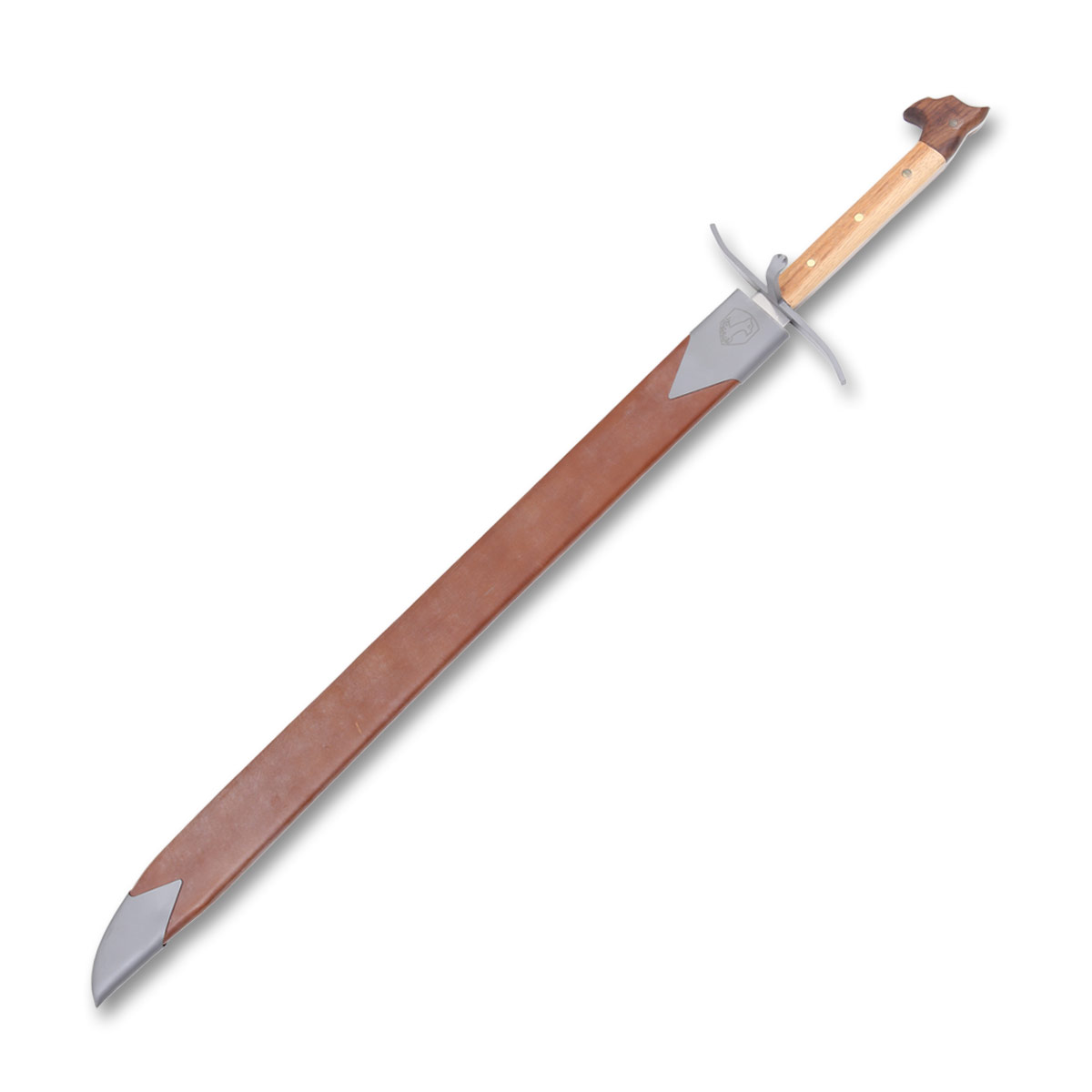 Condor Grosse Messer Sword American Hickory and Walnut Handle 1075 Blade CTK101932HC View 3