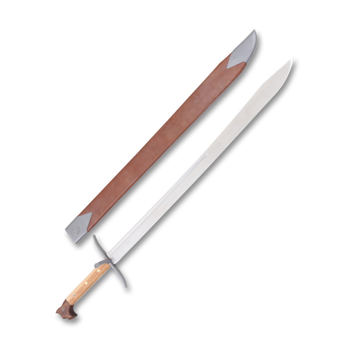 Condor Grosse Messer Sword American Hickory and Walnut Handle 1075 Blade CTK101932HC View 1