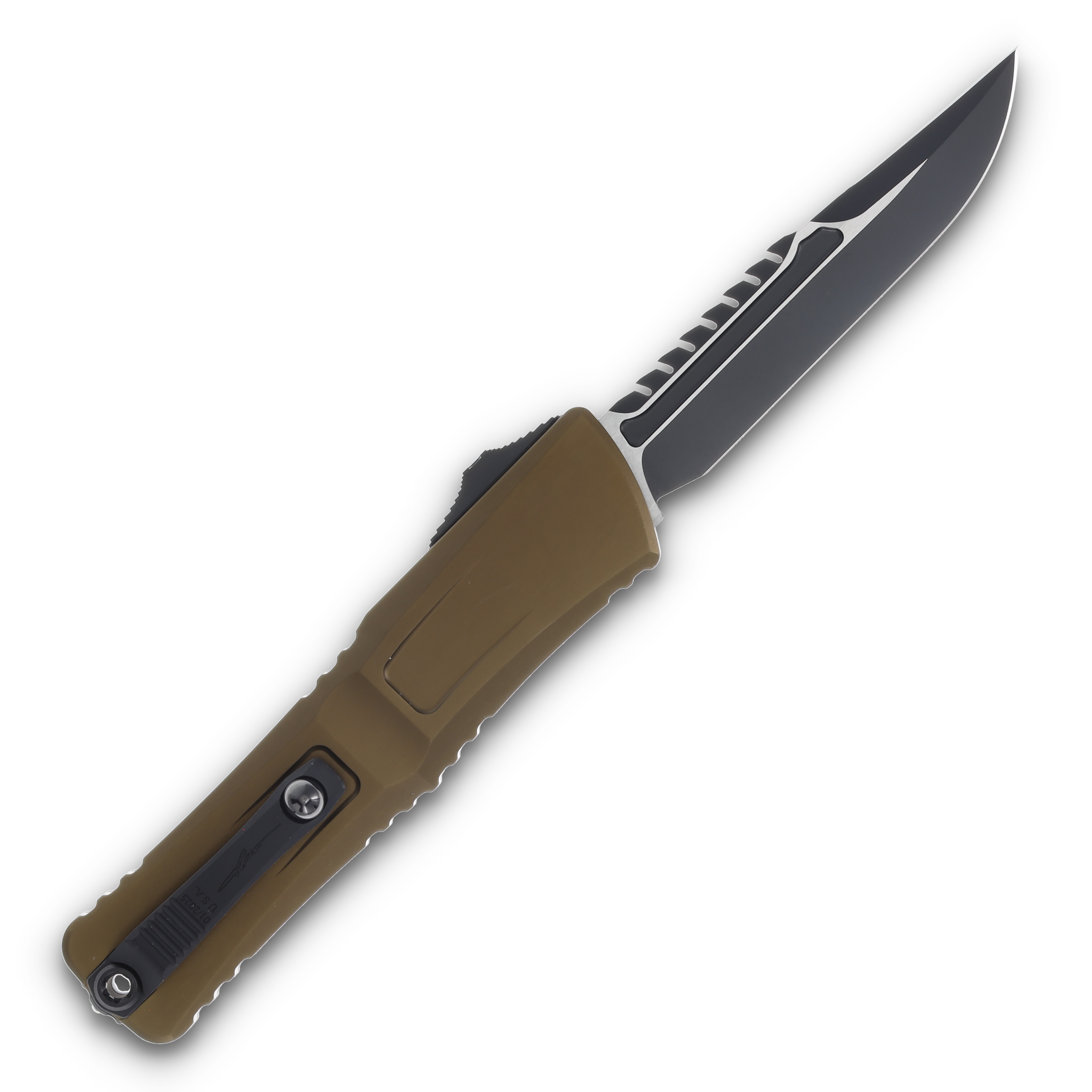Microtech Knives Combat Troodon Interceptor Gen III SS OD Green 4.0in Blade AUMT12171ODS View 2
