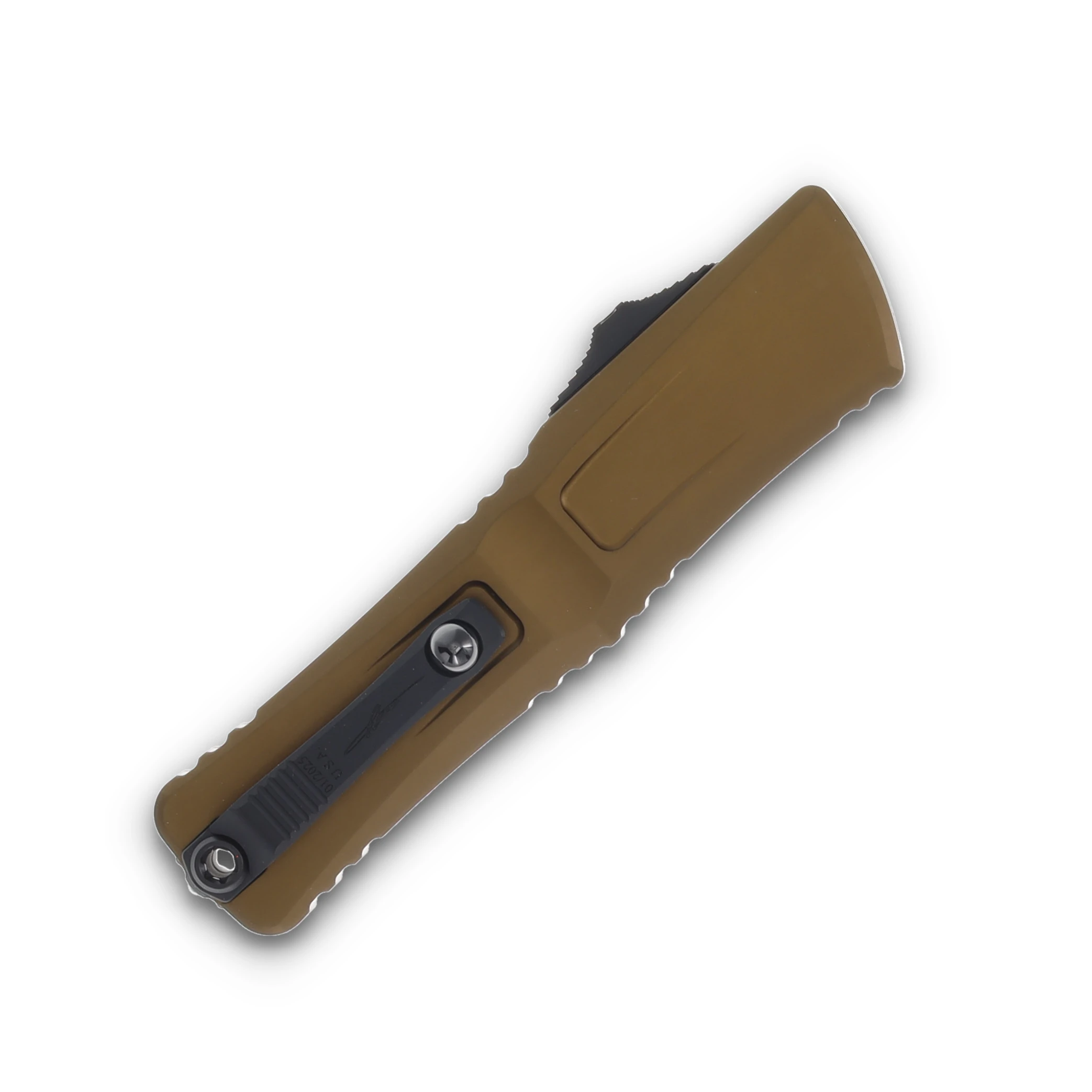 Microtech Knives Combat Troodon Interceptor Gen III SS Tan 4.0in Blade AUMT12171TAS View 4