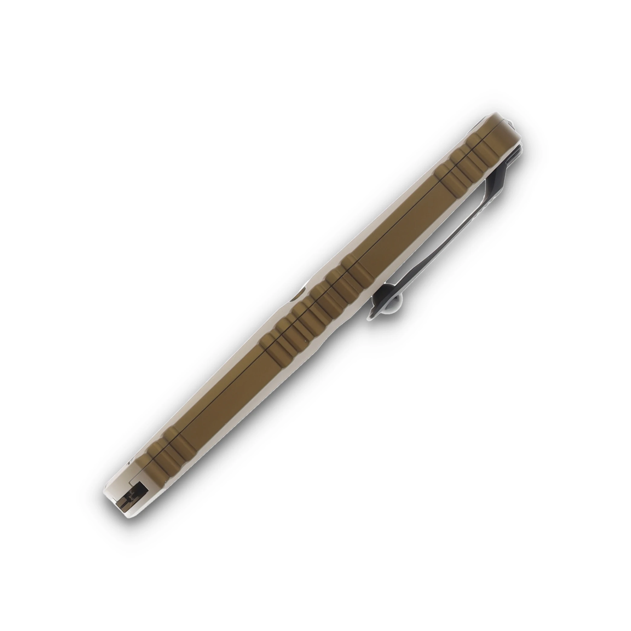 Microtech Knives Combat Troodon Interceptor Gen III SS Tan 4.0in Blade AUMT12171TAS View 5