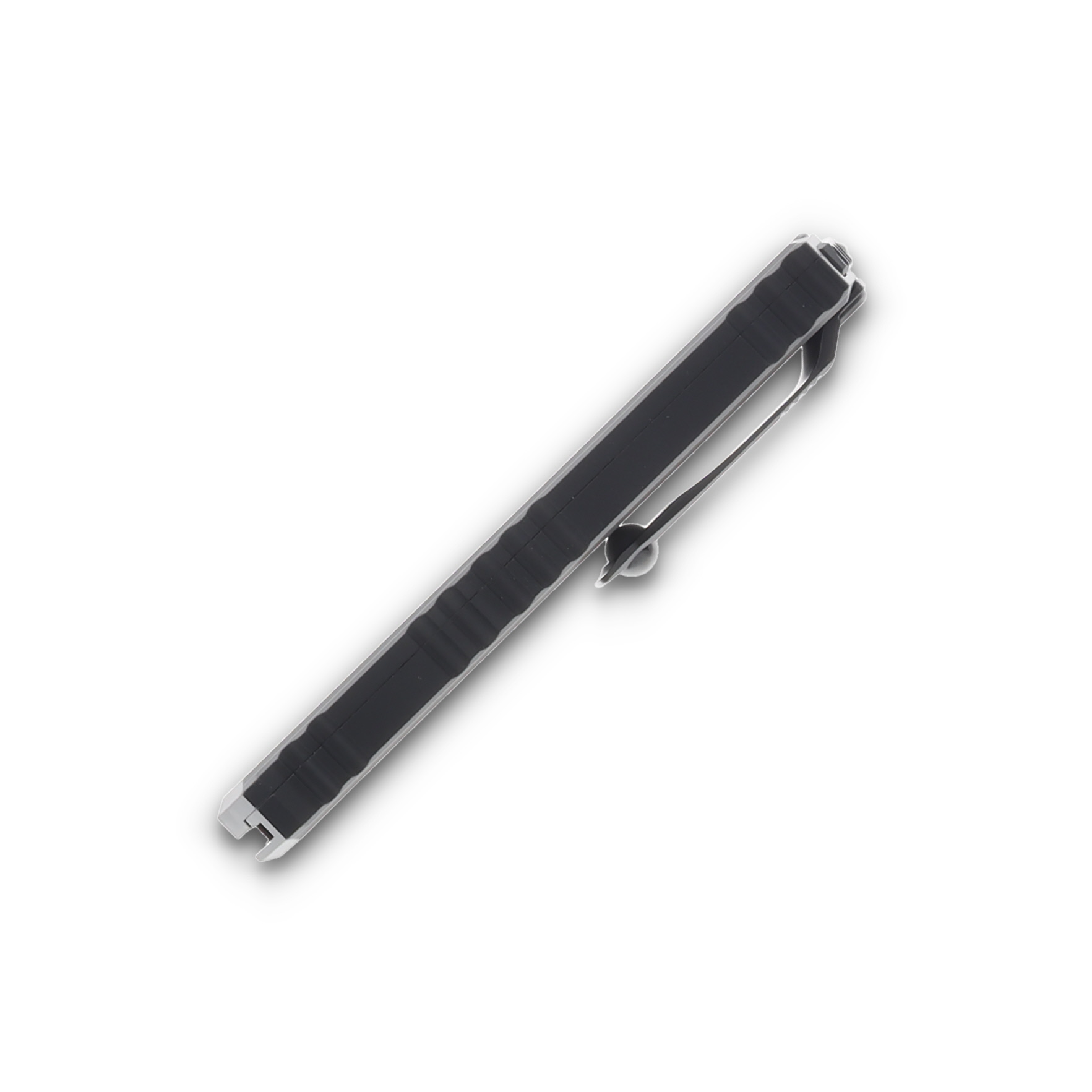 Microtech Knives Cypher II OTF Auto Tactical Black 3.5in Part Serrated Blade AUMT12412T View 6