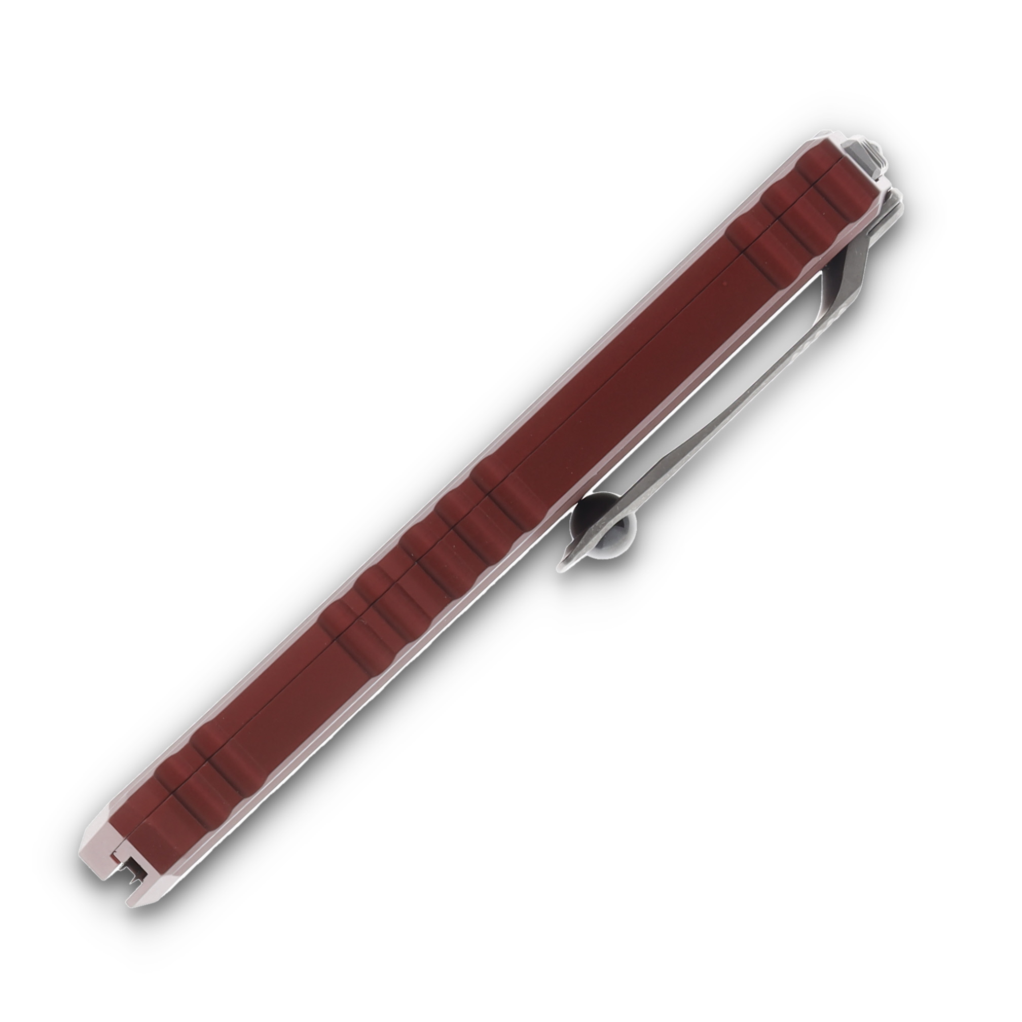 Microtech Cypher II D/E Apocalyptic Full Serrate Merlot AUMT124212APMR View 5