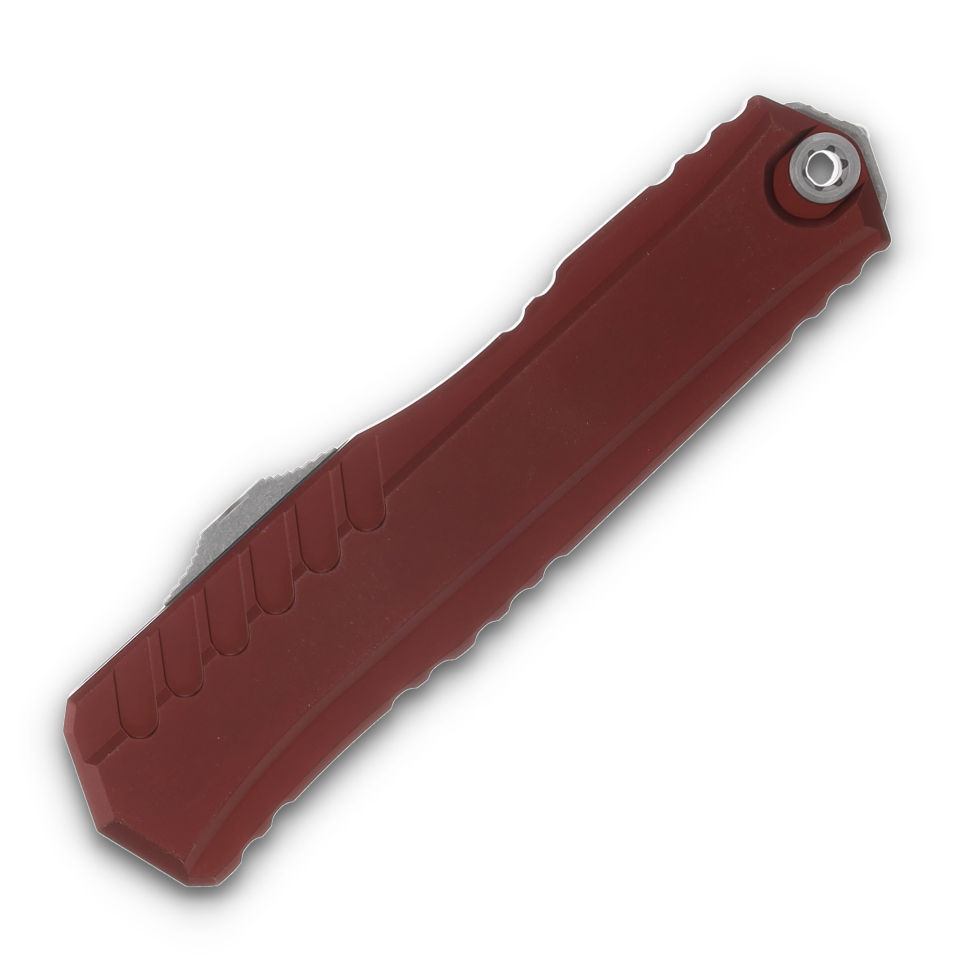 Microtech Cypher II D/E Apocalyptic Full Serrate Merlot AUMT124212APMR View 3
