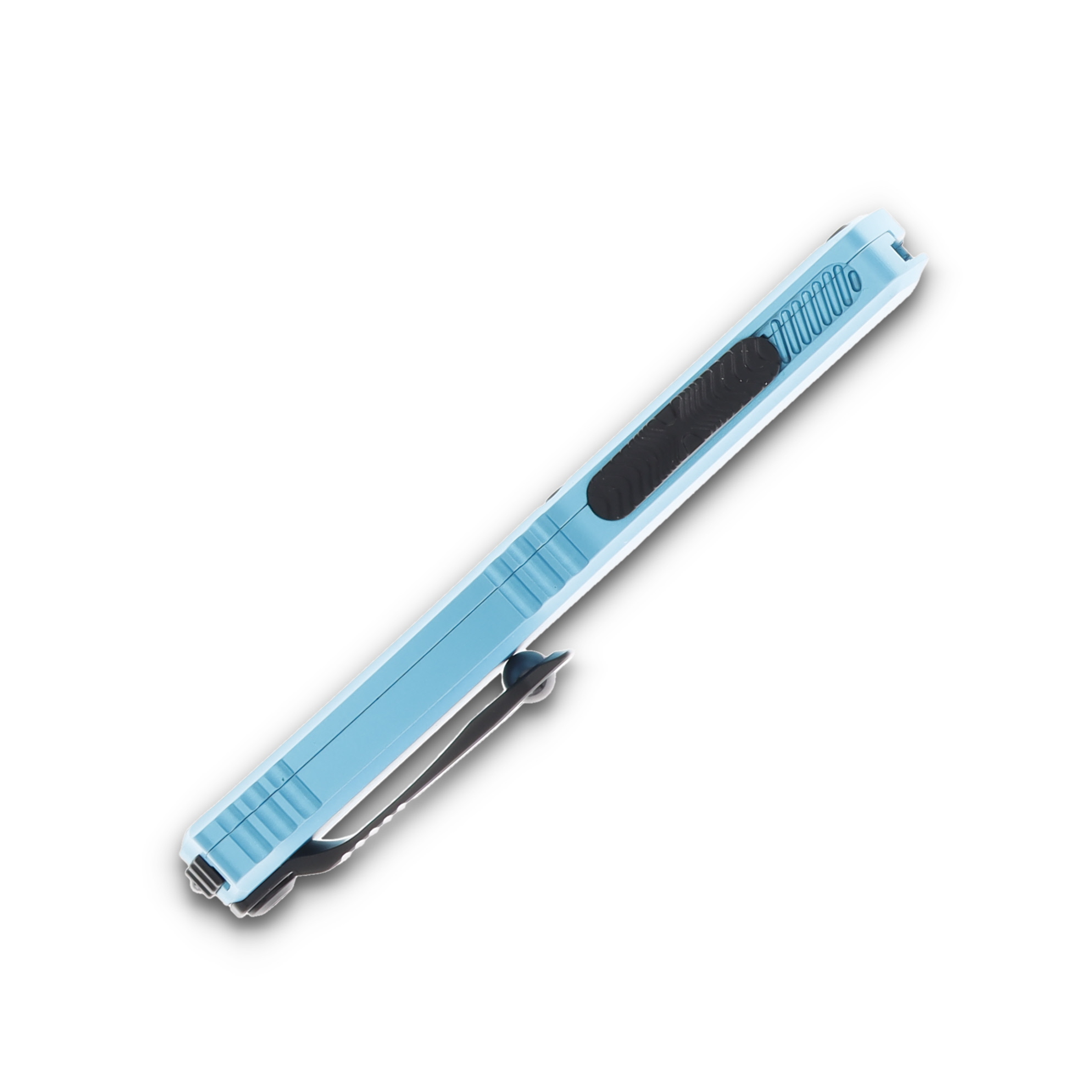 Microtech Hera II Mini OTF Automatic Knife Black Dagger/Turquoise AUMT1702M1TQ View 6