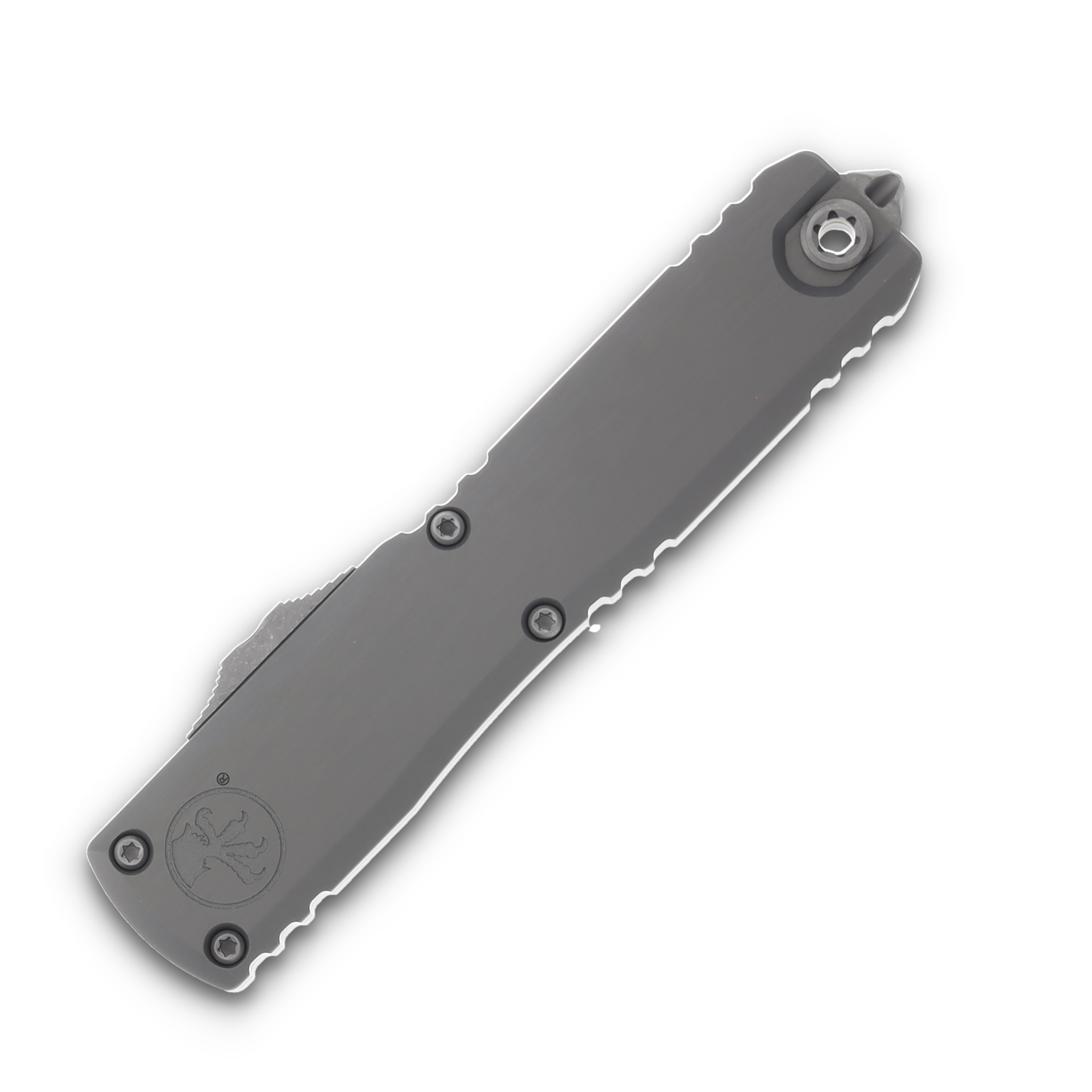 Microtech Knives Ultratech GEN III ZBP OTF Natural Clear 3.55in Apocalyptic Dagger AUMT112210APNC View 3