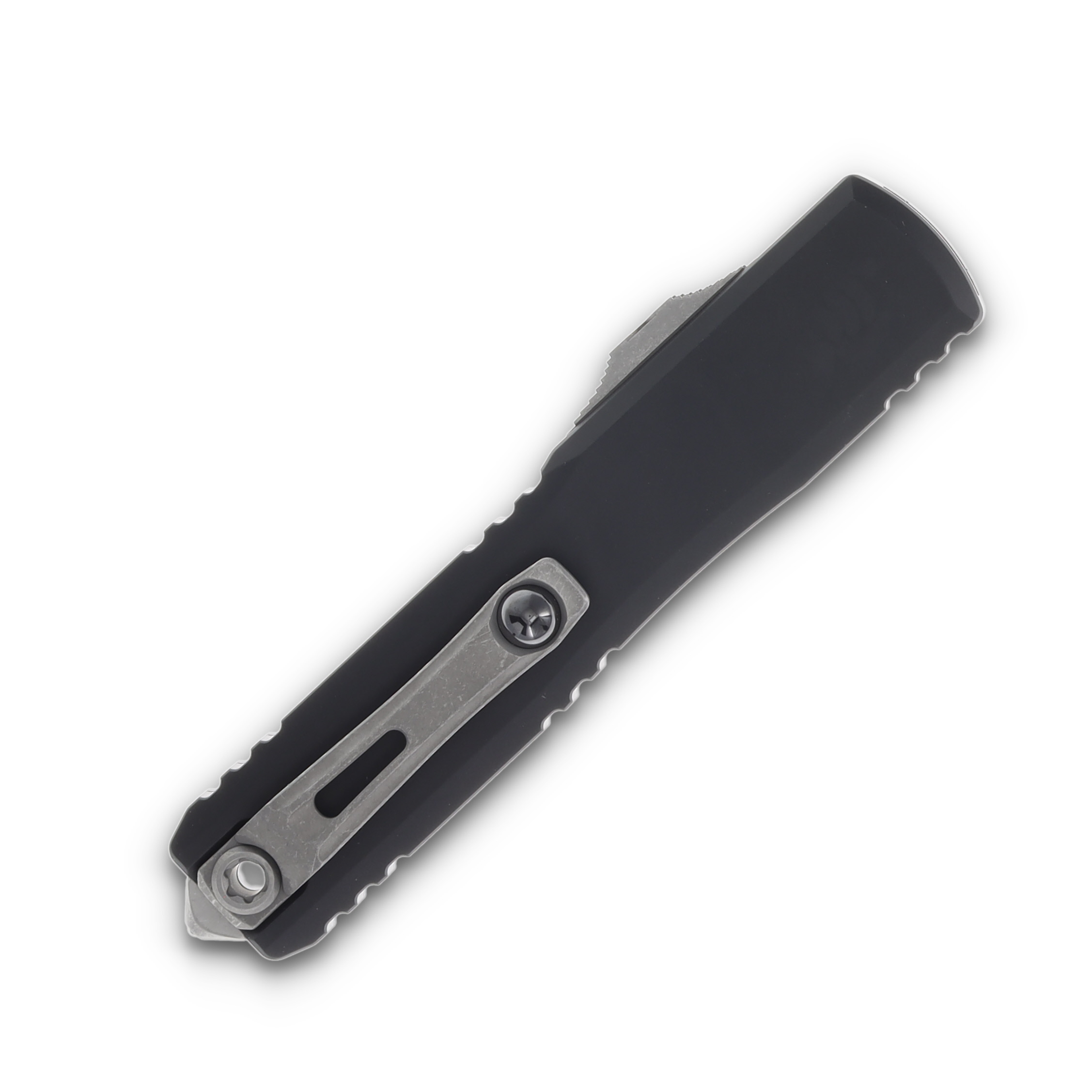Microtech Knives Ultratech GEN III ZBP OTF DE 3.55in Part Serr Apoc Dagger AUMT112211AP View 4