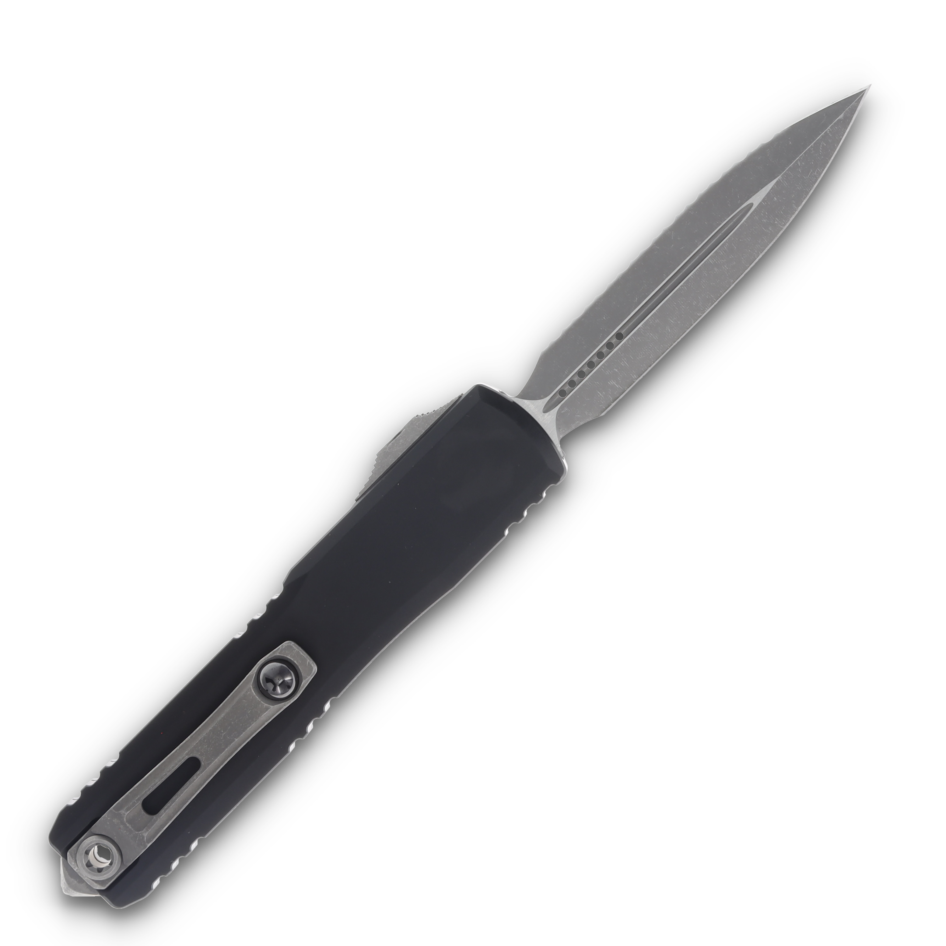Microtech Knives Ultratech GEN III ZBP OTF DE 3.55in Full Serr Apoc Dagger AUMT112212AP View 2