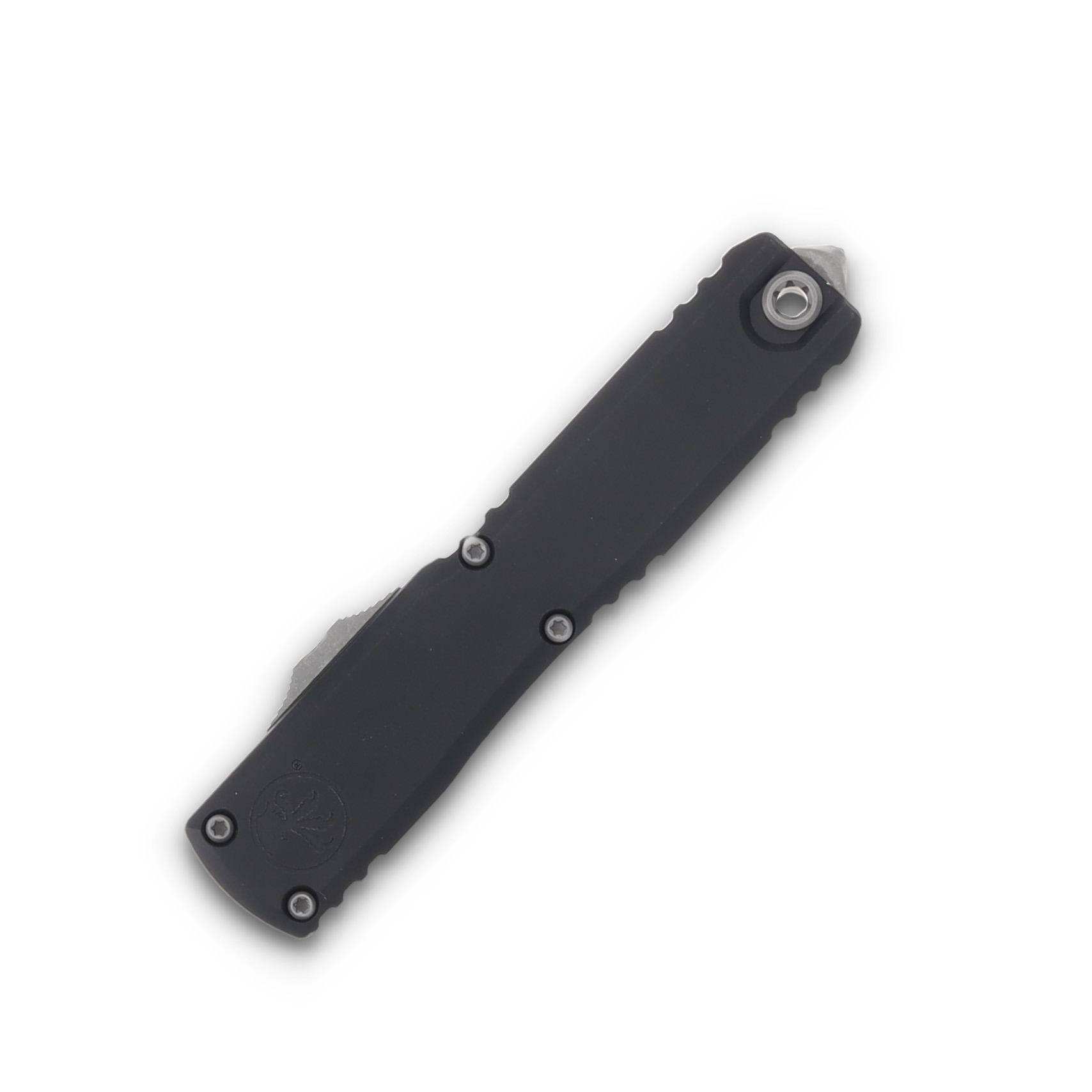 Microtech Knives Ultratech GEN III ZBP OTF 3.55in Part Serr Apoc Tanto AUMT112311AP View 3
