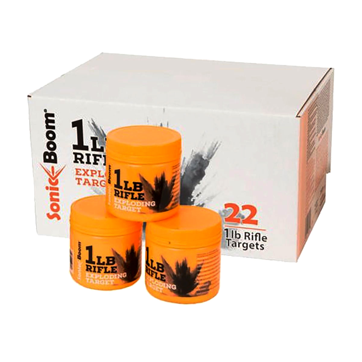Sonic Boom 1lb Exploding Rifle Target - 22 Pack SBT0120P View 1