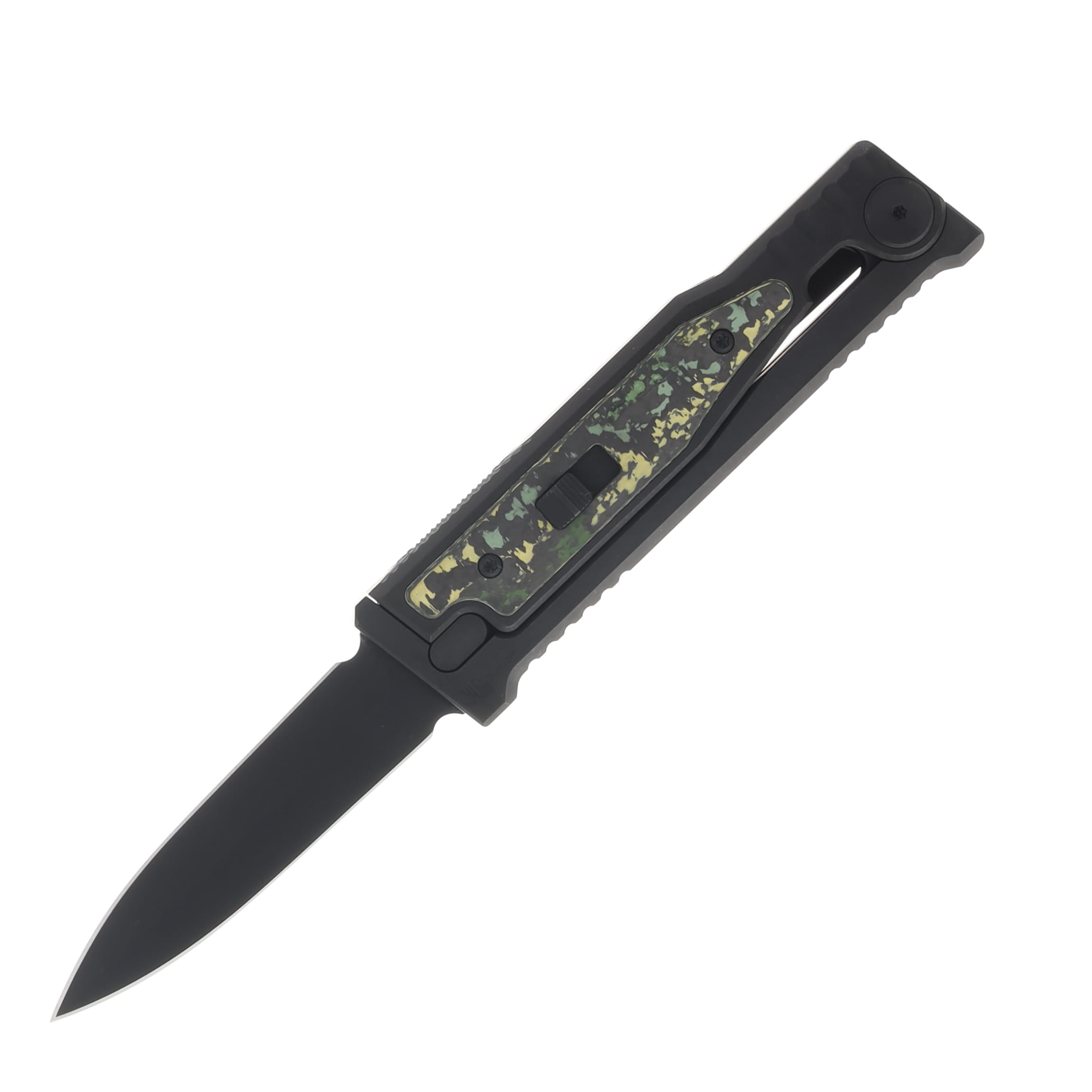 Reate EXO-M Safety Lock Gravity Knife Black PVD (SMKW Exclusive