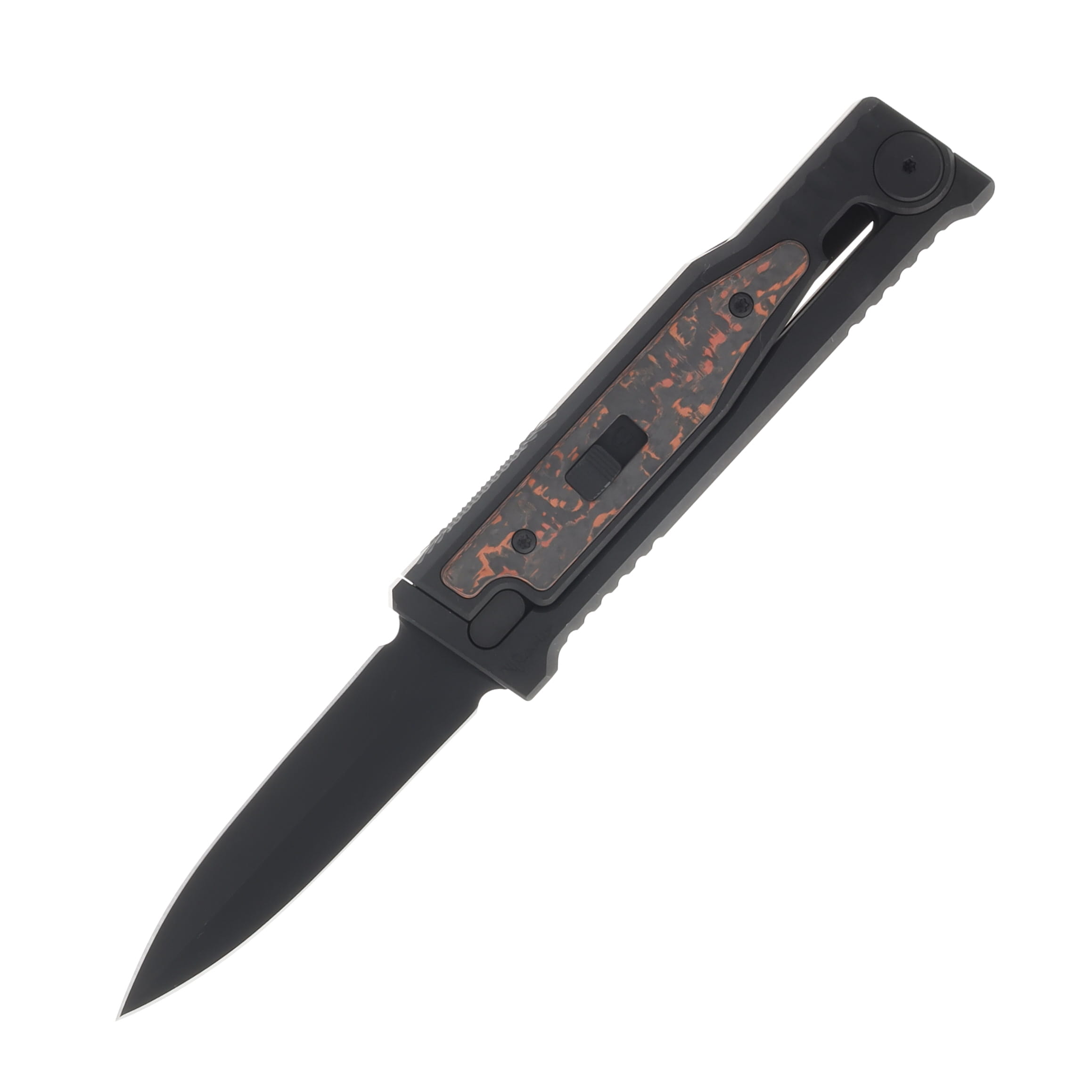 Reate EXO-M Safety Lock Gravity Knife Black PVD (SMKW Exclusive