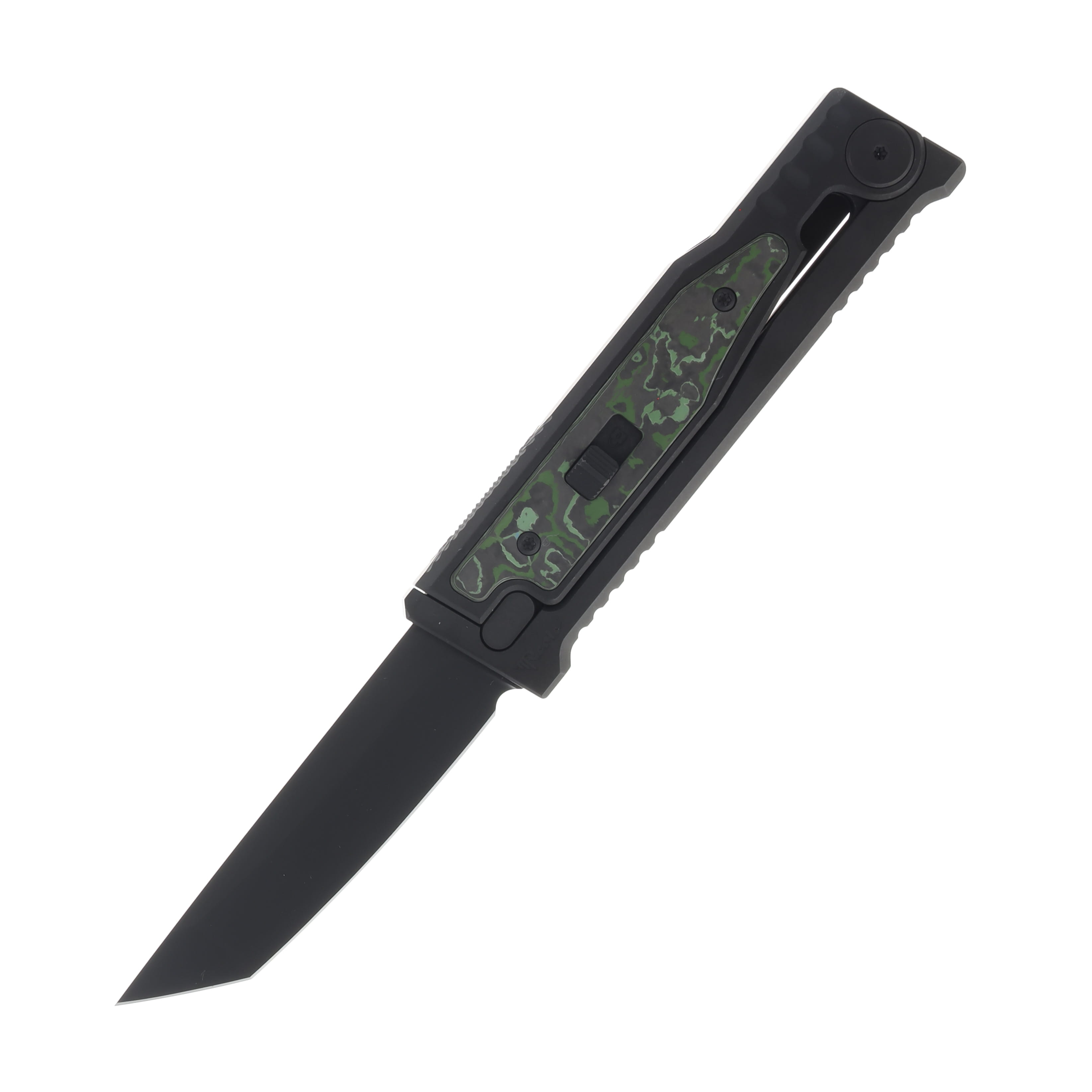 Reate EXO-M Safety Lock Gravity Knife Black PVD Tanto (SMKW
