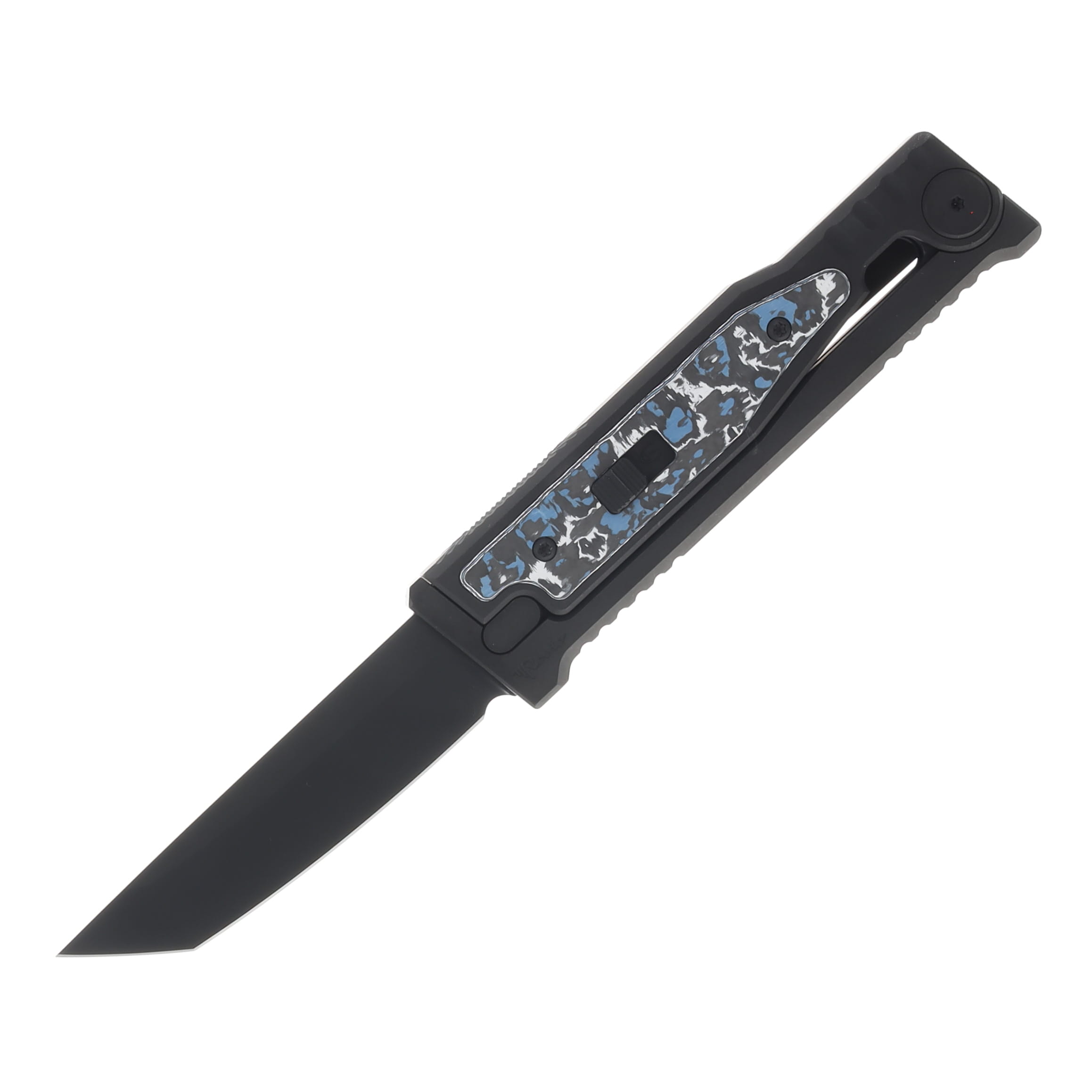 Reate EXO-M Safety Lock Gravity Knife Black PVD Tanto (SMKW